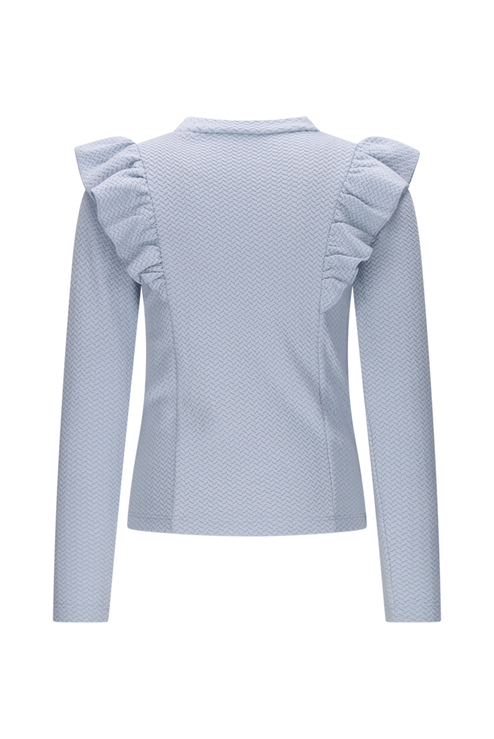 Le Chic♥ Nadya ♥ Top Met Ruches *Blauw*
