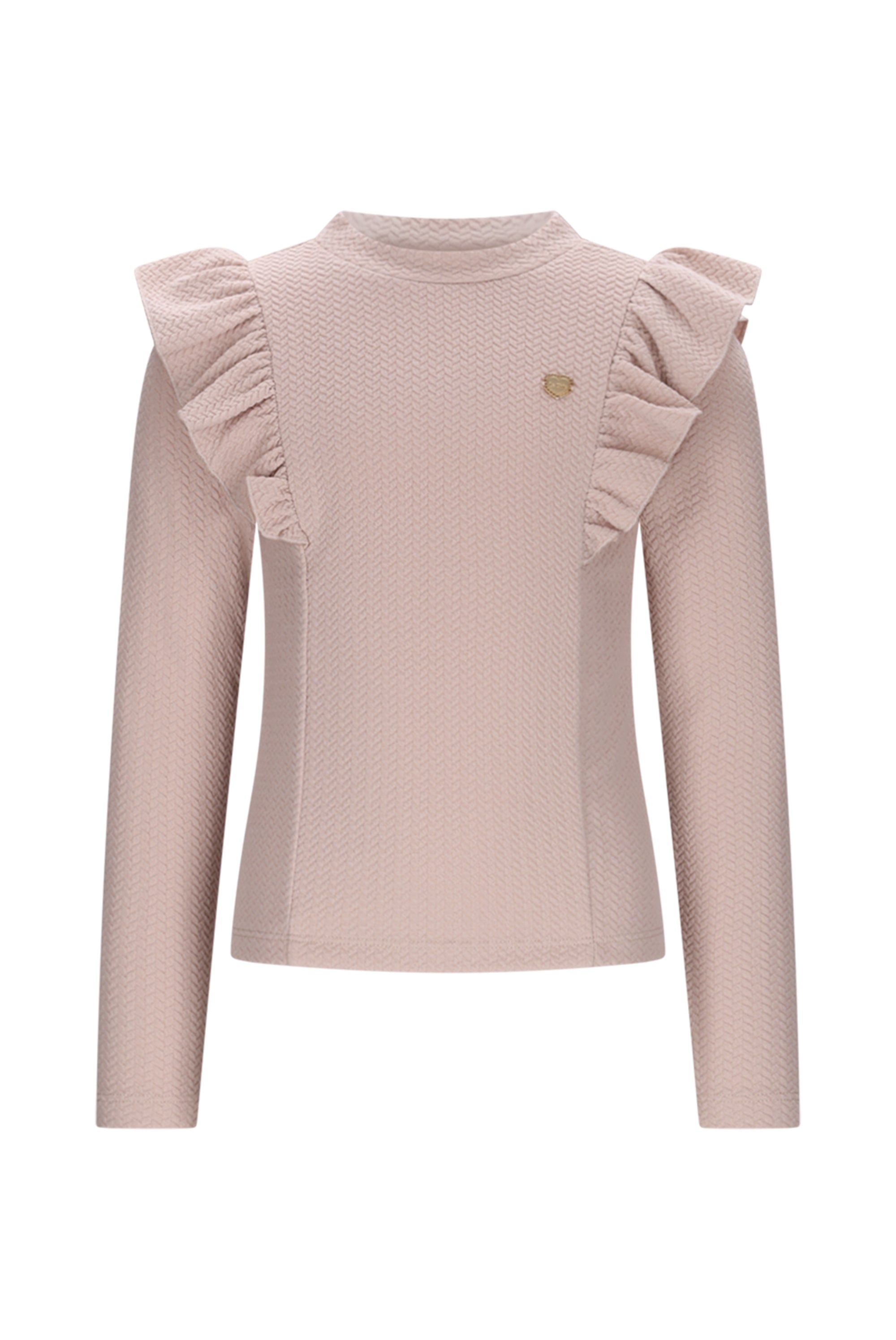 Le Chic♥ Nadya ♥ Top Met Ruches *Beige*