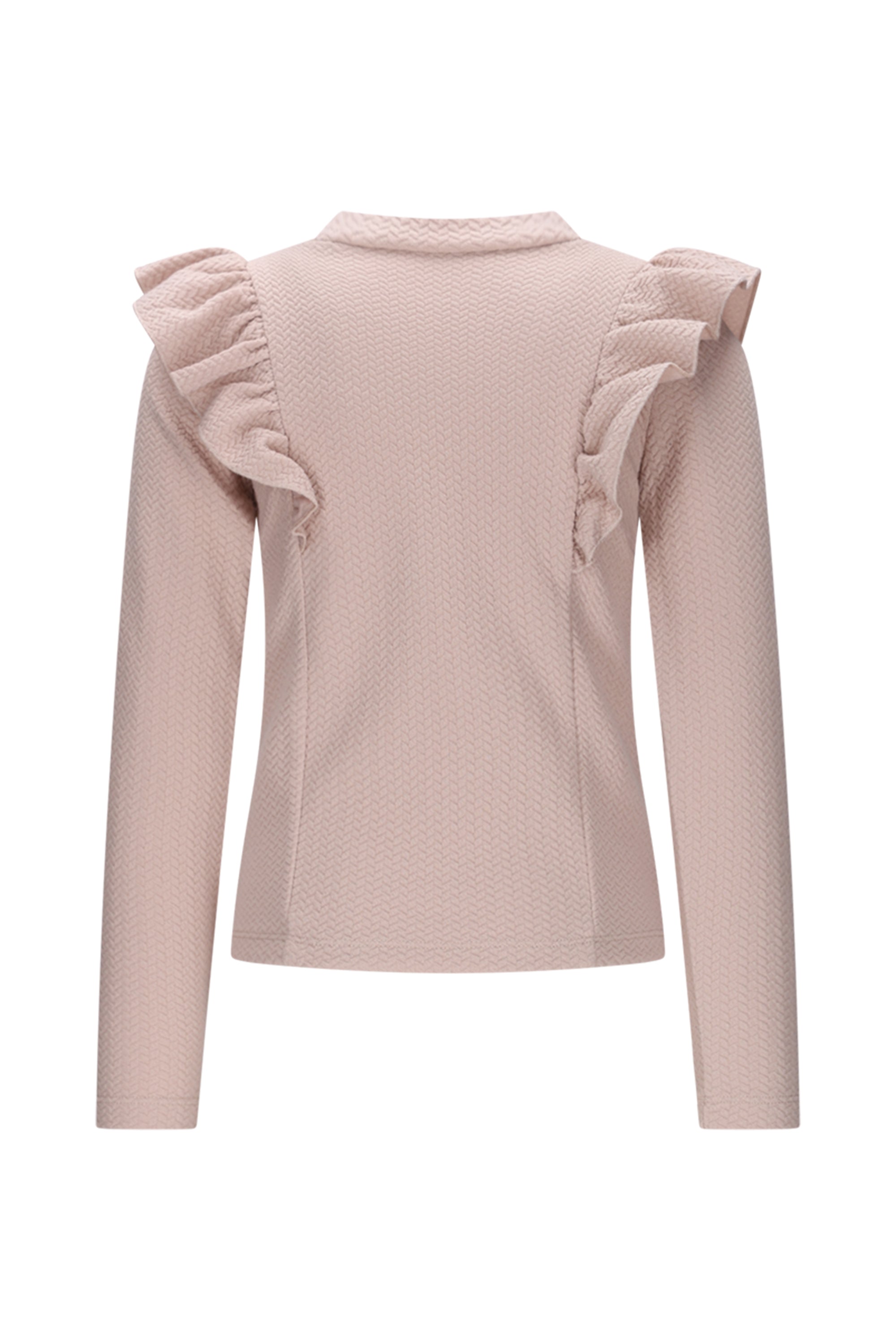 Le Chic♥ Nadya ♥ Top Met Ruches *Beige*