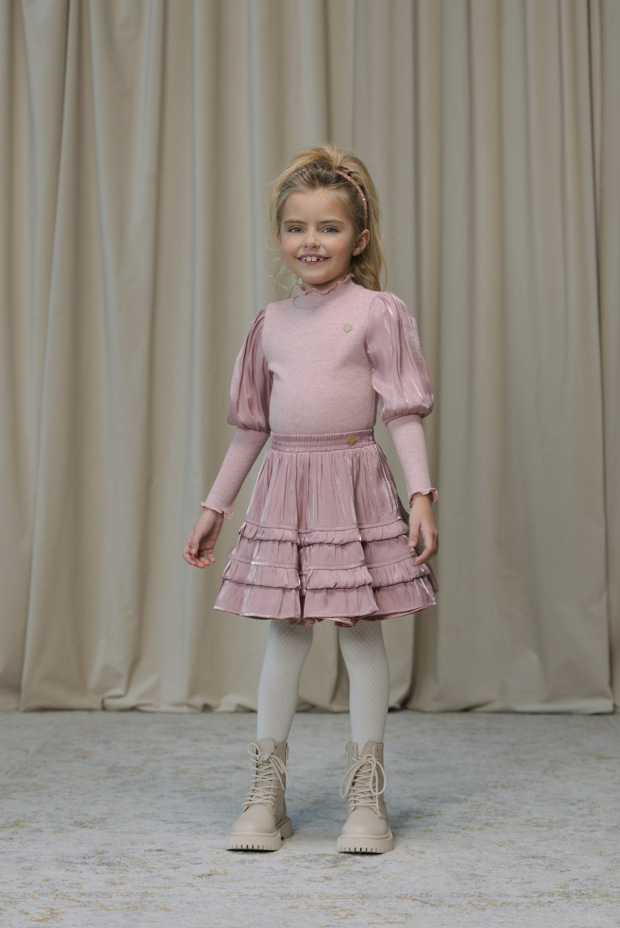 Le Chic♥ Noxnu ♥ Top Met Pofmouw *Roze*