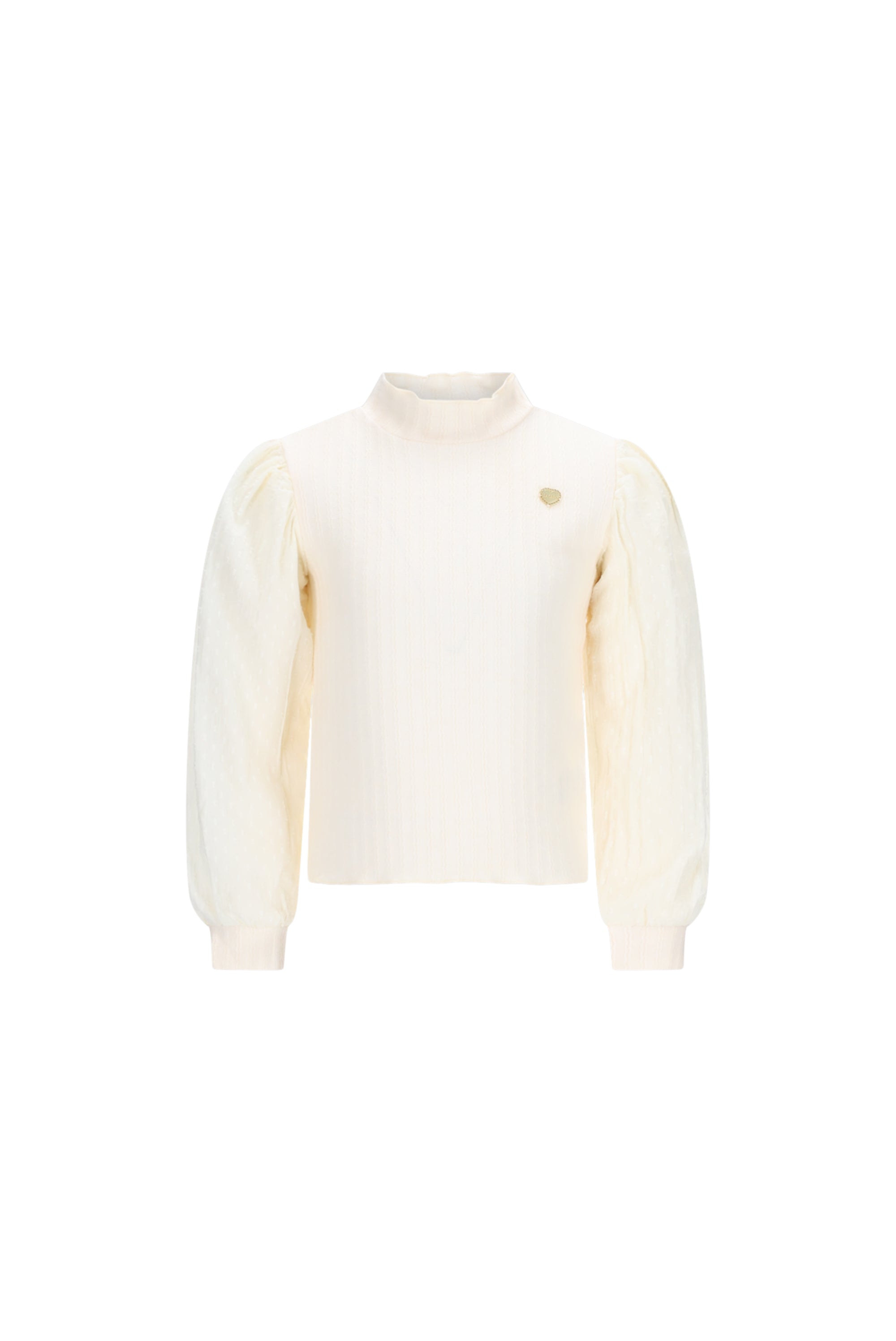 Le Chic♥ Nox ♥ Top Met Pofmouw *Off-White*