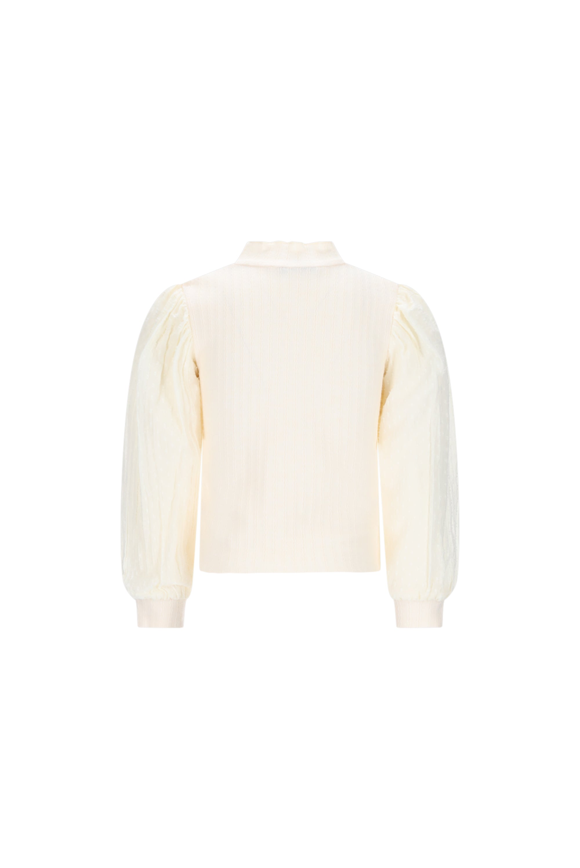 Le Chic♥ Nox ♥ Top Met Pofmouw *Off-White*