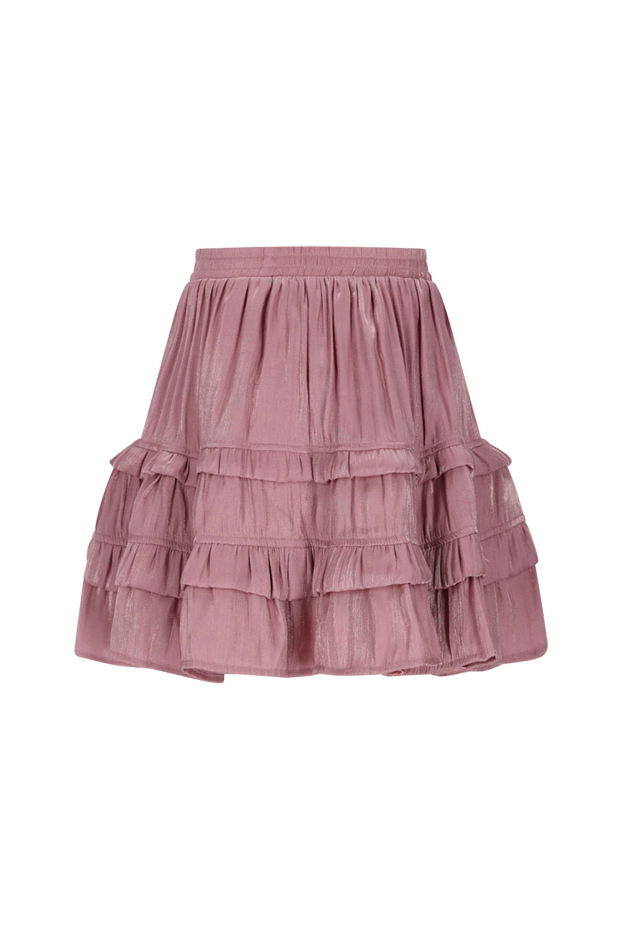 Le Chic♥ Thamsin ♥ Rok Met Ruches *Roze*