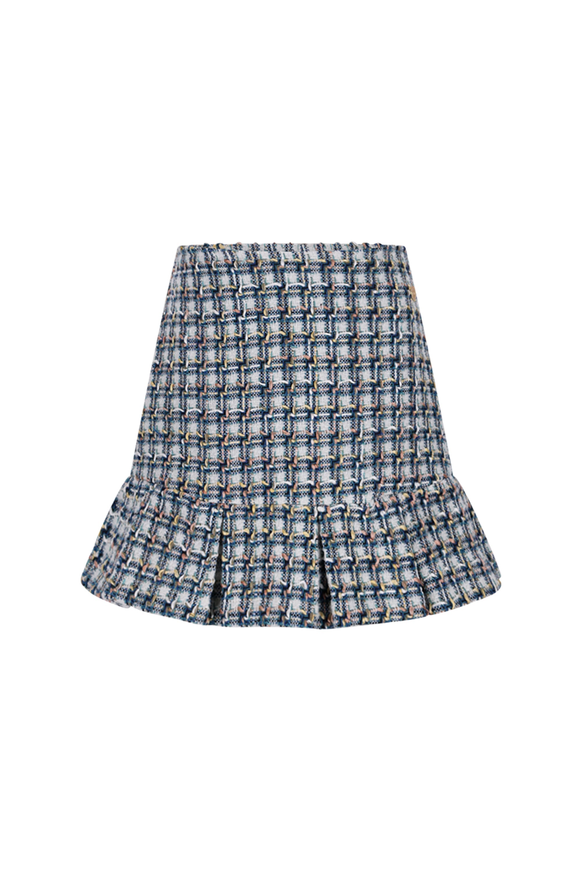 Le Chic♥ Tivvy ♥ Tweed Rok *Blauw*