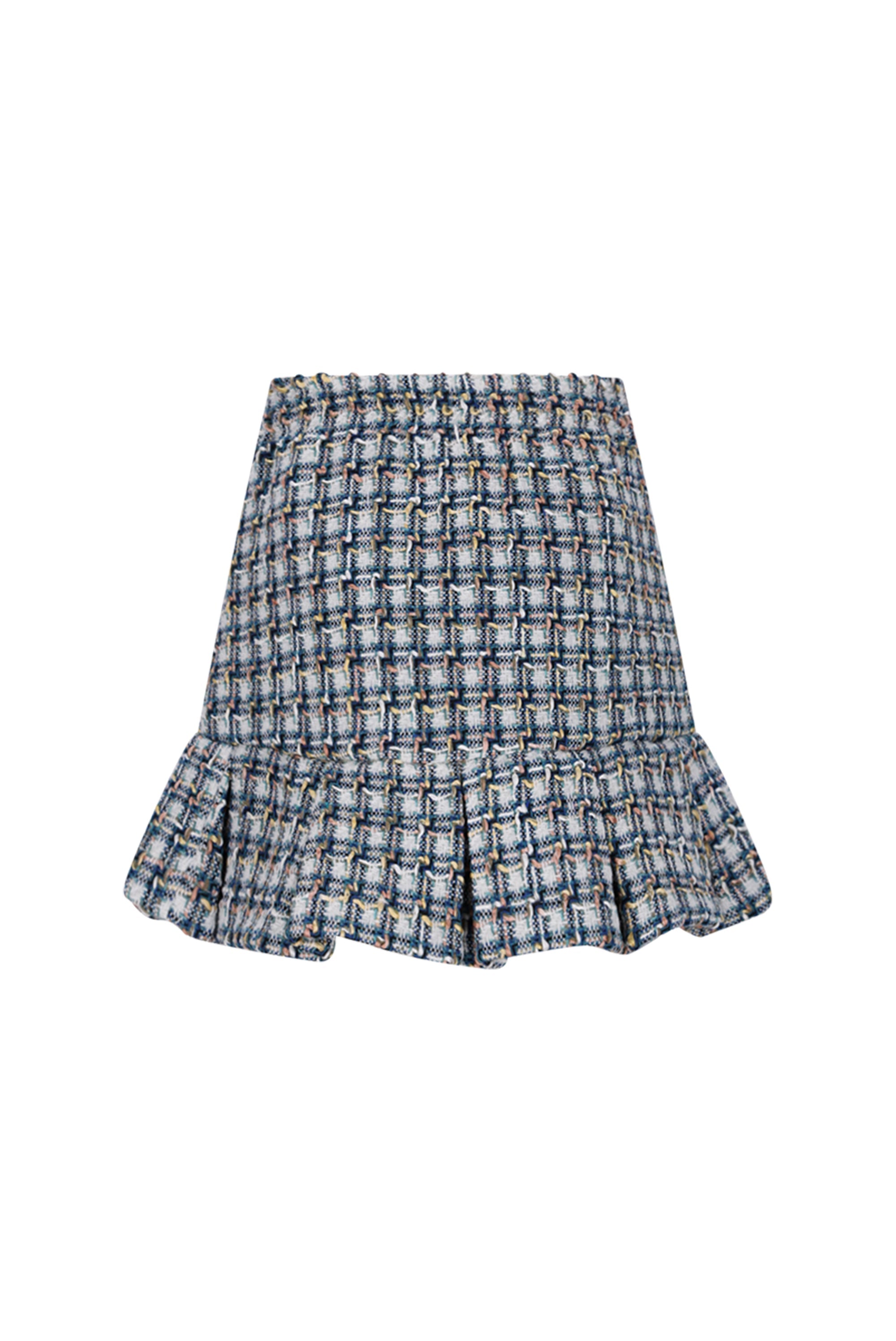 Le Chic♥ Tivvy ♥ Tweed Rok *Blauw*