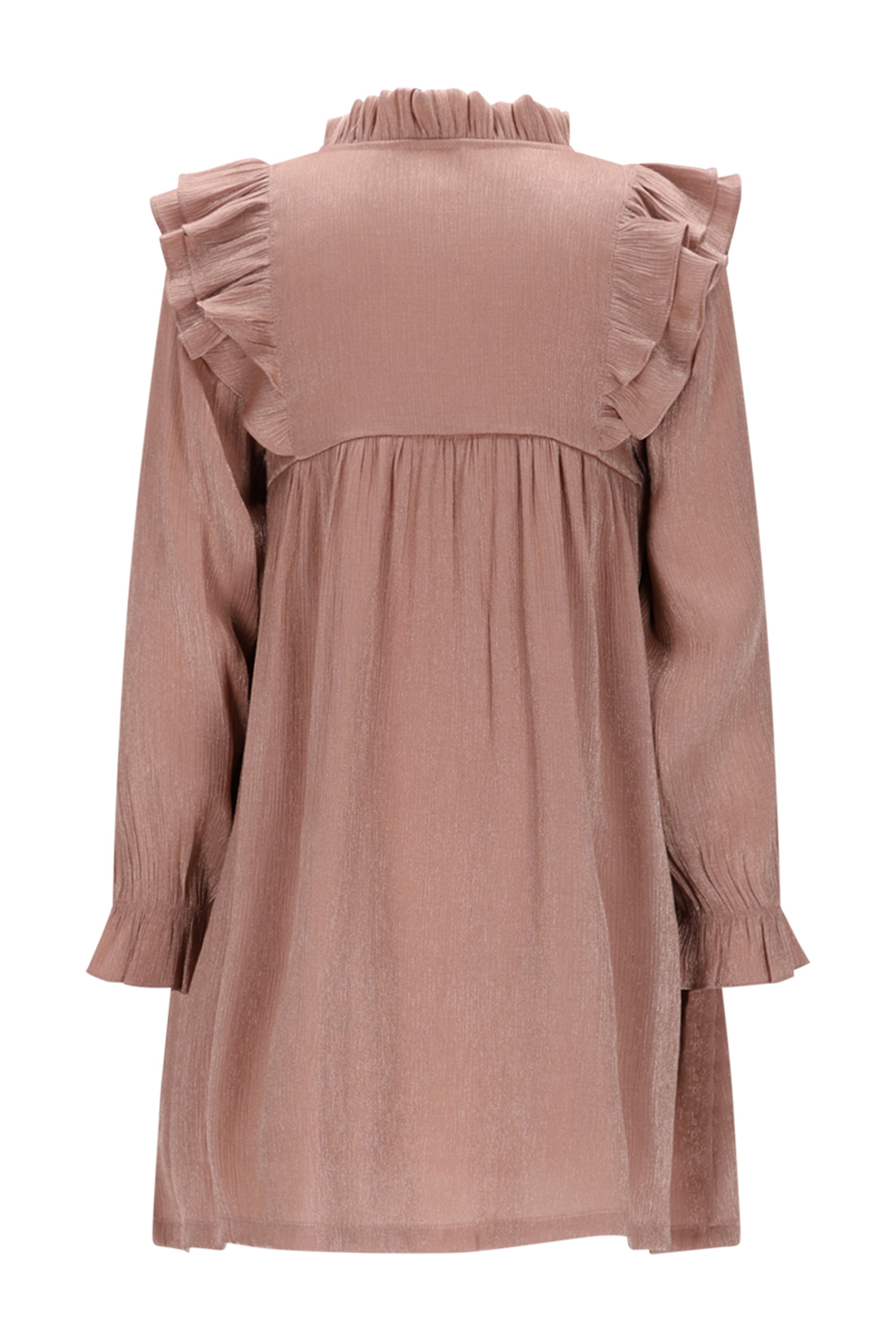Le Chic♥ Skylar ♥ Jurk Met Ruches *Koper*