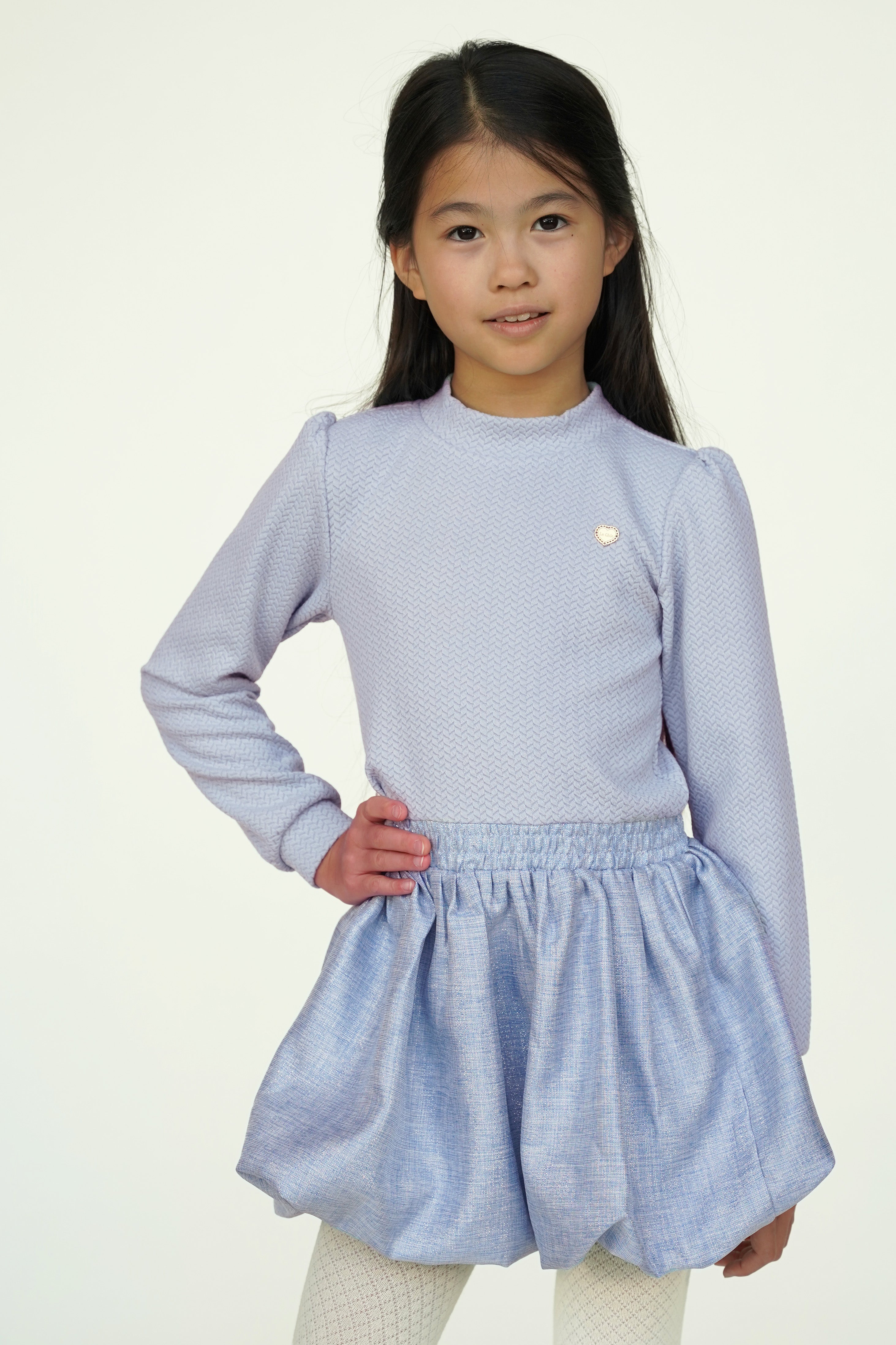 Le Chic♥ Salloon ♥ Ballon-Rok Jurk *Blauw*