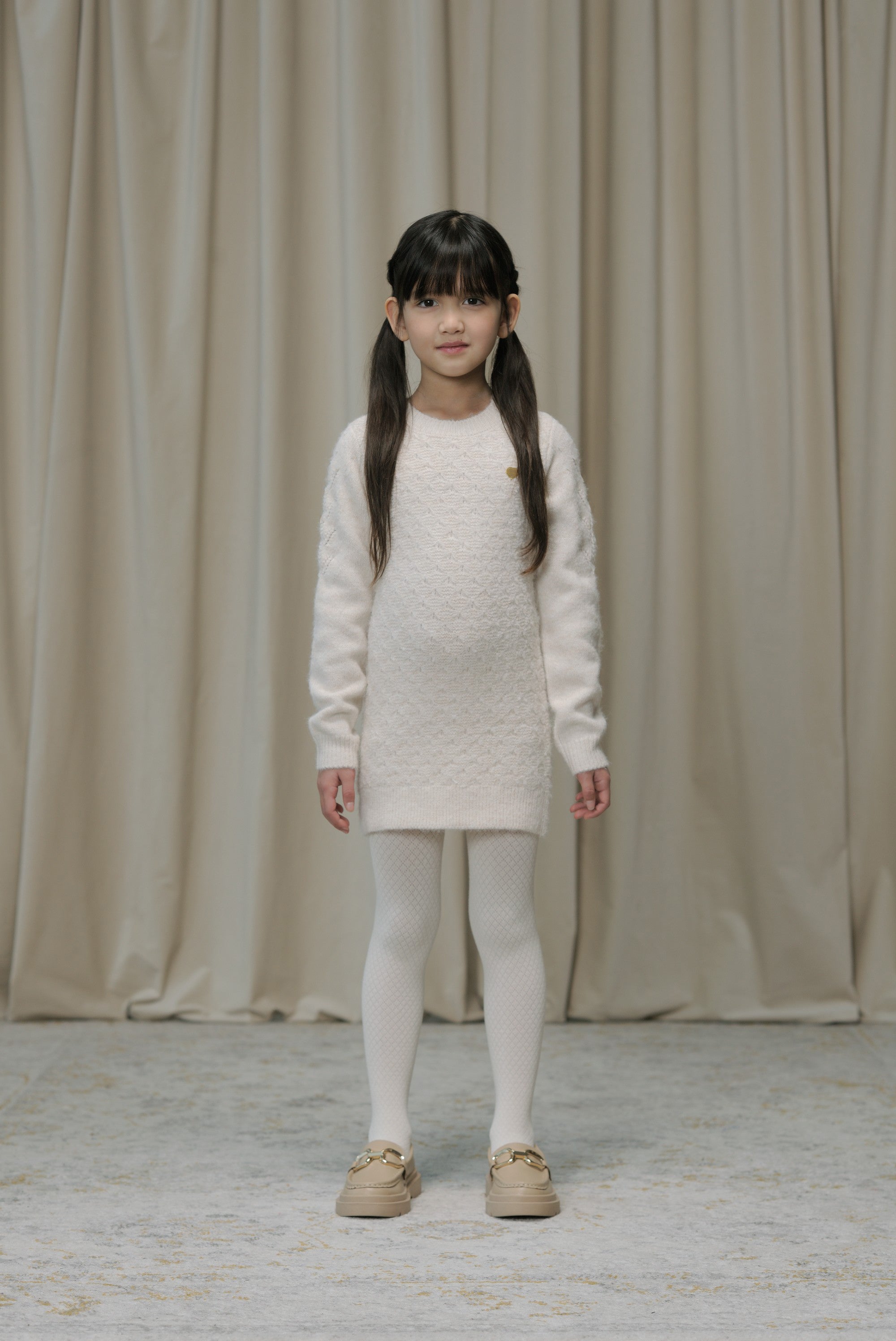 Le Chic♥ Saknita ♥ Gebreide Jurk *Off-White*