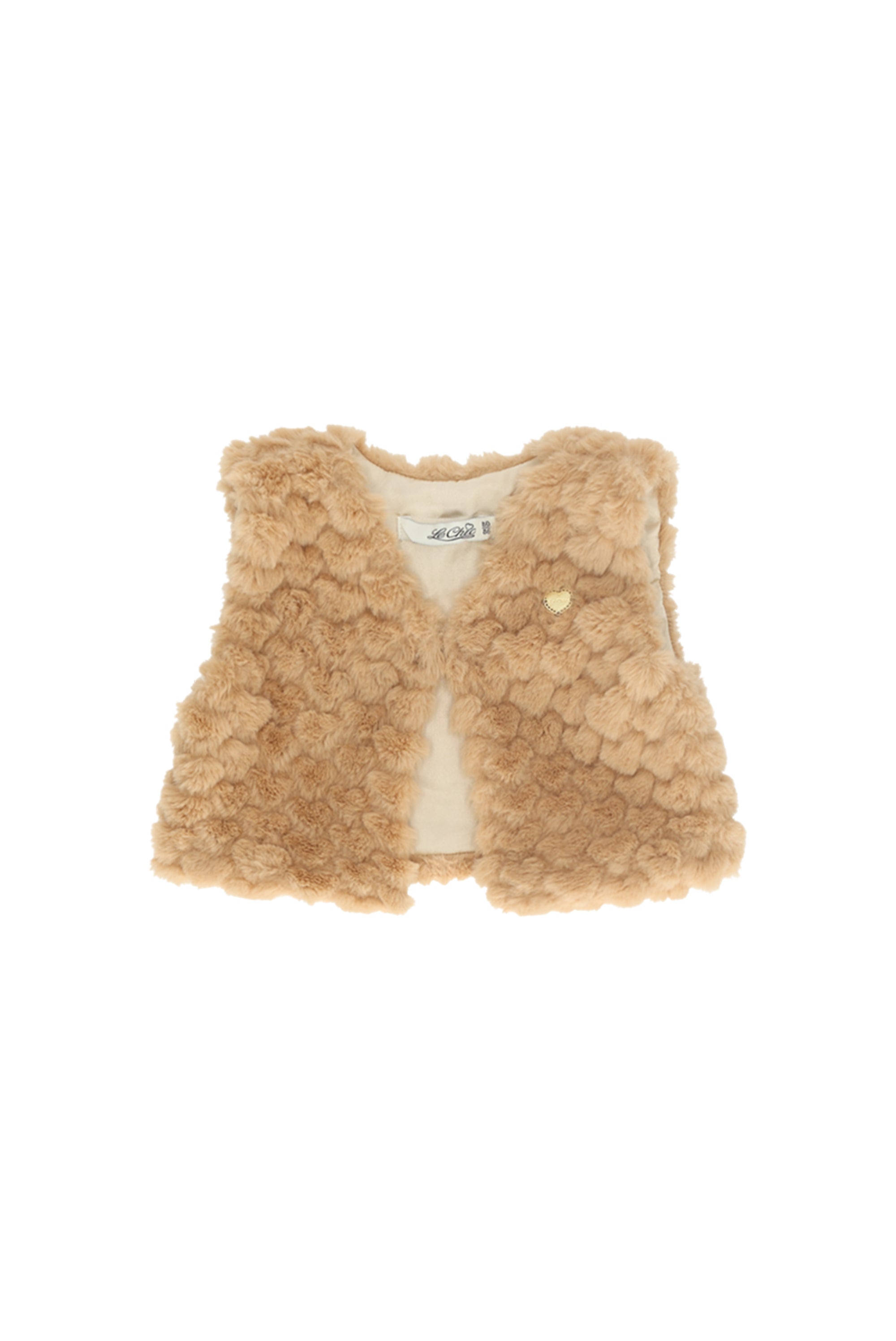 LE CHIC MINI♥ Eloisy ♥ Furry Gilet *Beige*