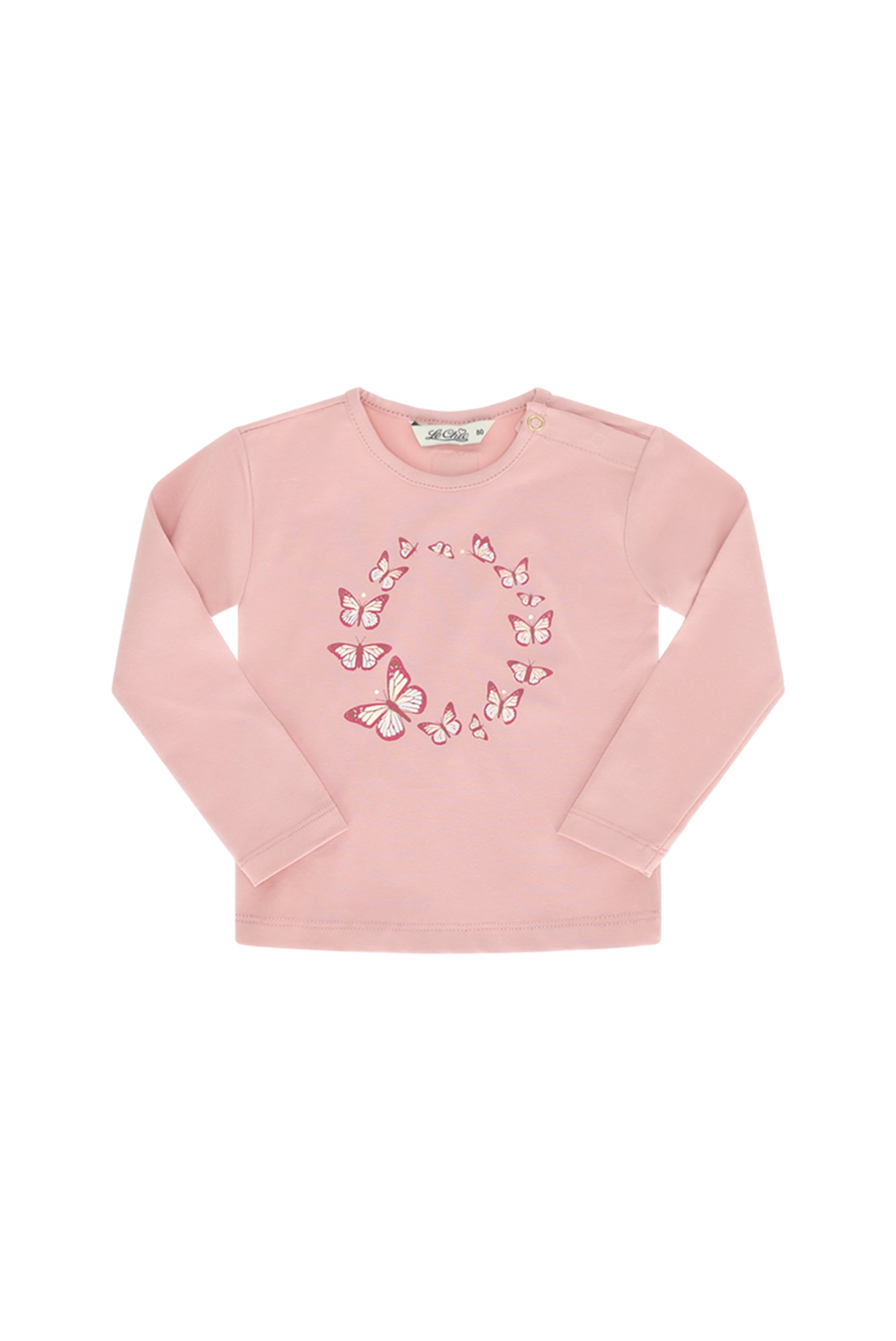 LE CHIC MINI♥ Normy ♥ Vlinder T-Shirt *Roze*