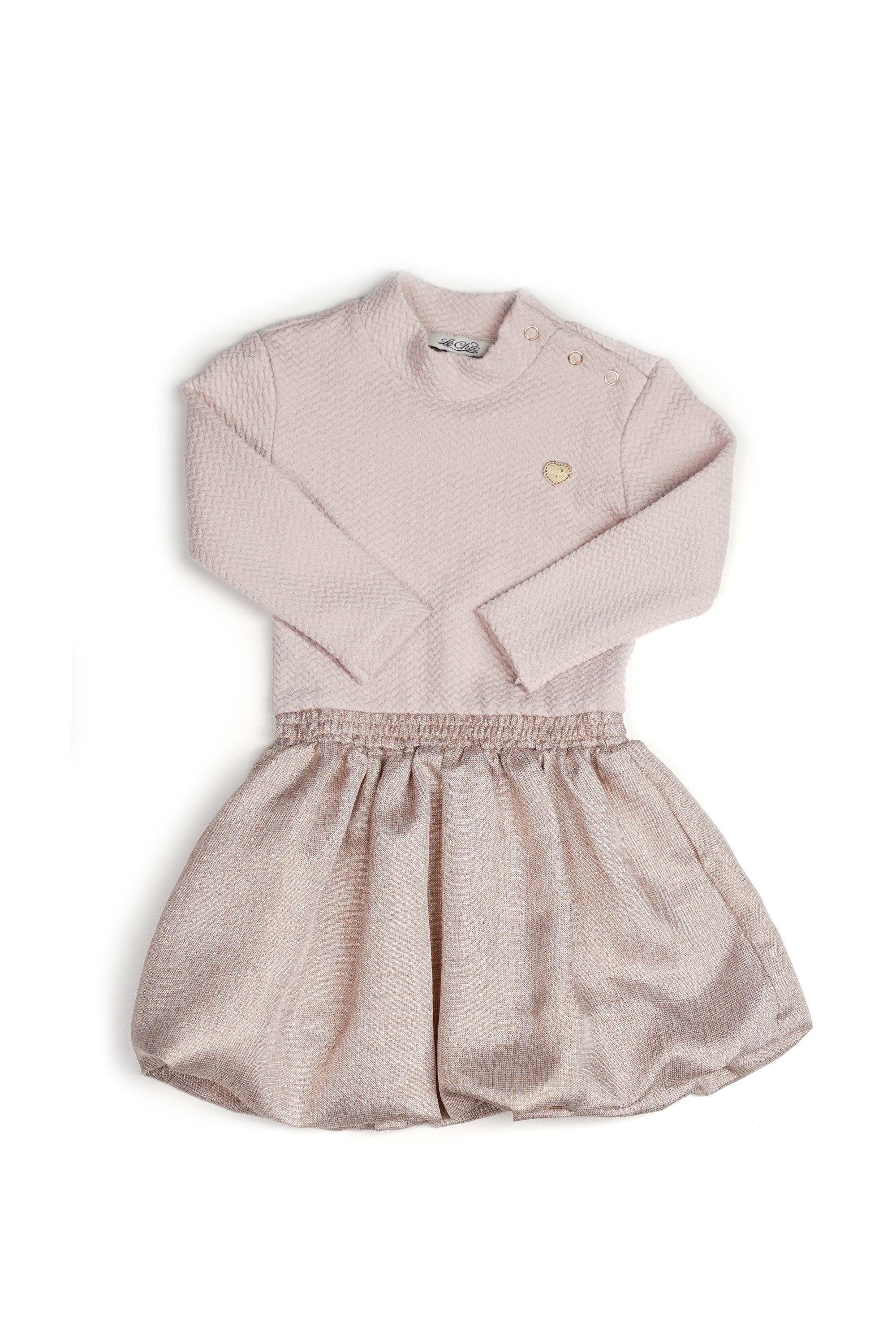 LE CHIC MINI♥ Sabloon ♥ Ballon-Rok Jurkje *Beige*
