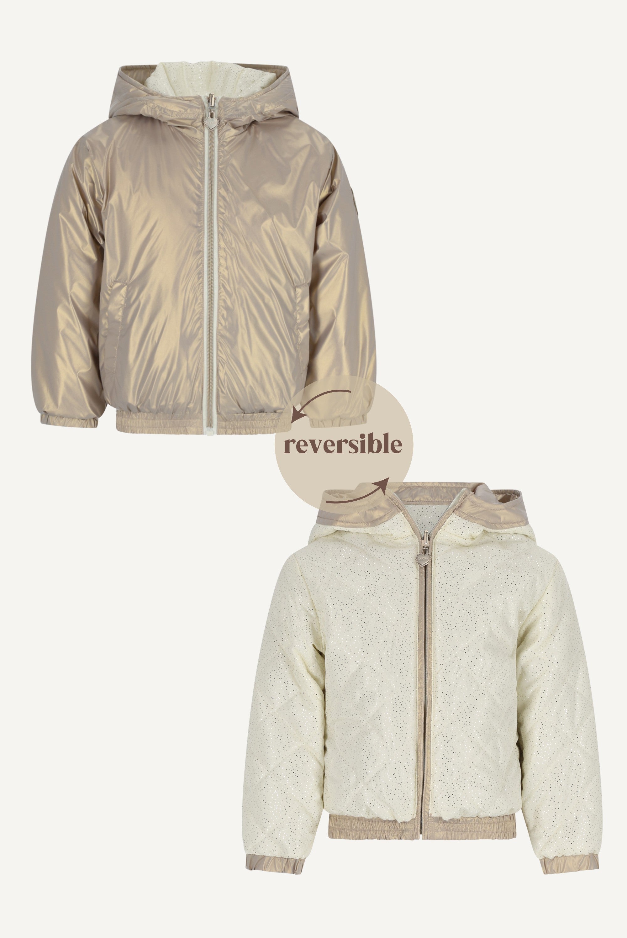 Le Chic BETHY reversible bomber. Golden Glow