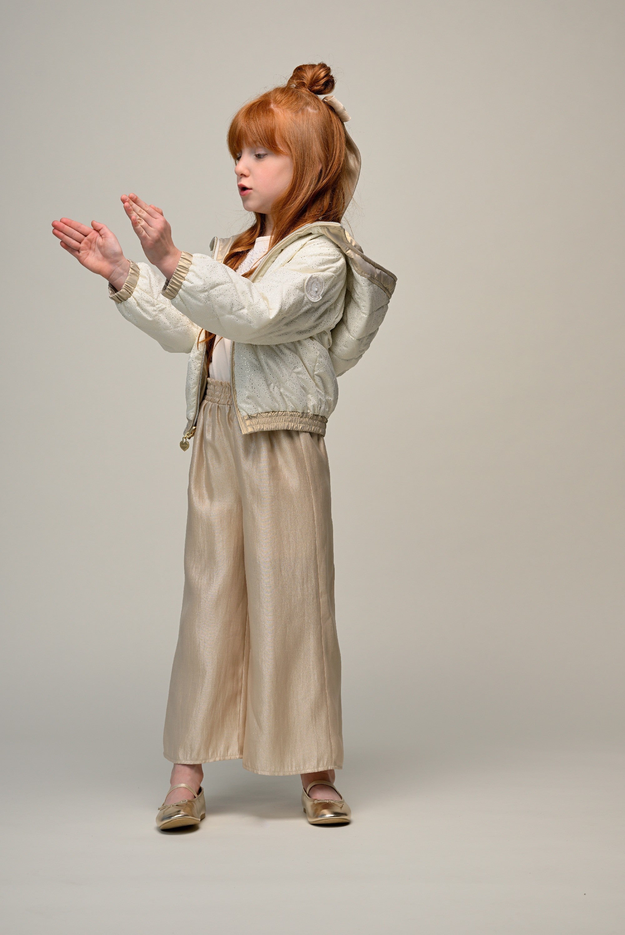 Le Chic BETHY reversible bomber. Golden Glow