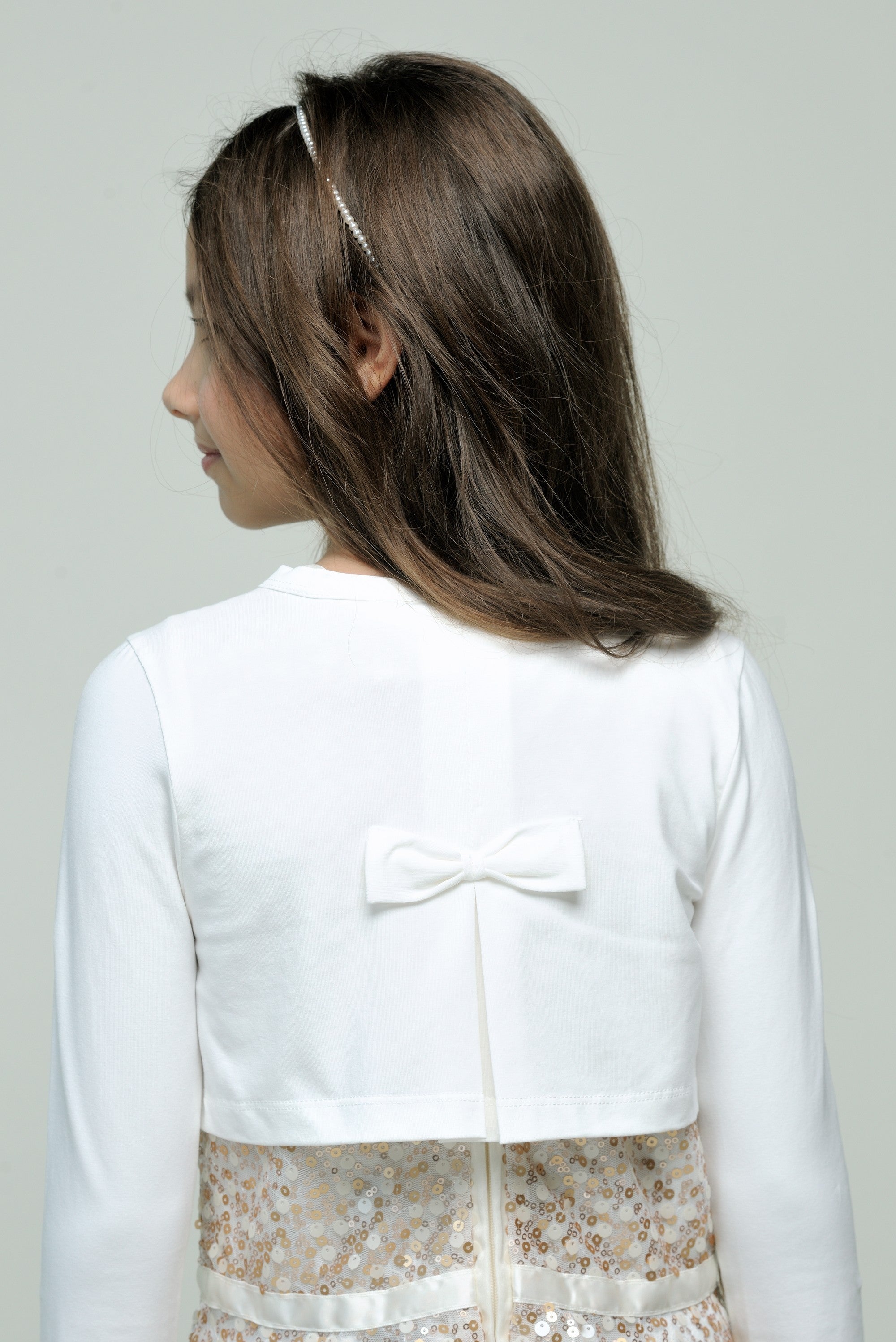 Le Chic NONOHY bolero. Off White
