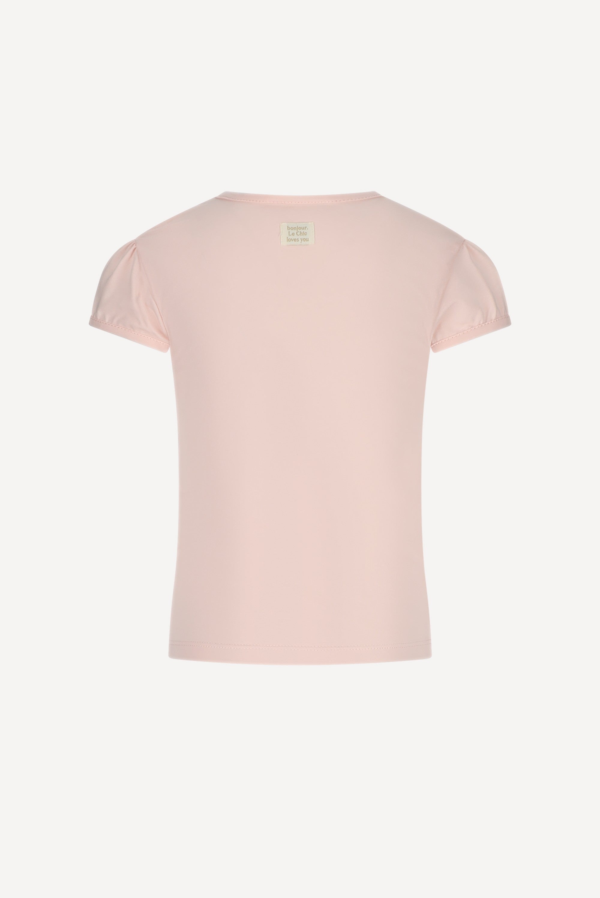 Le Chic NOMMY parel T-shirt. Pink Symphony