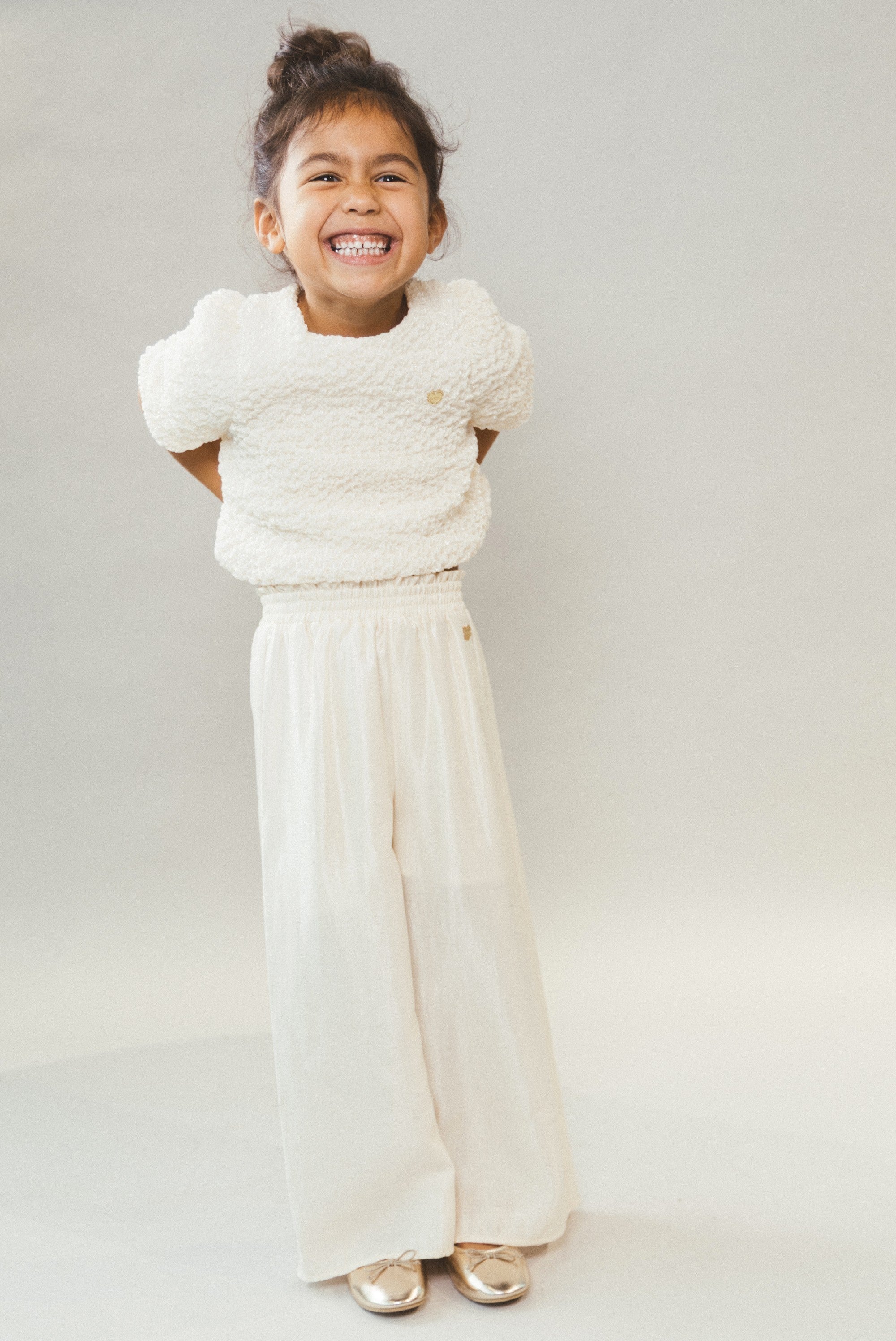 Le Chic DANSANT wide leg broek. Meringue Mood