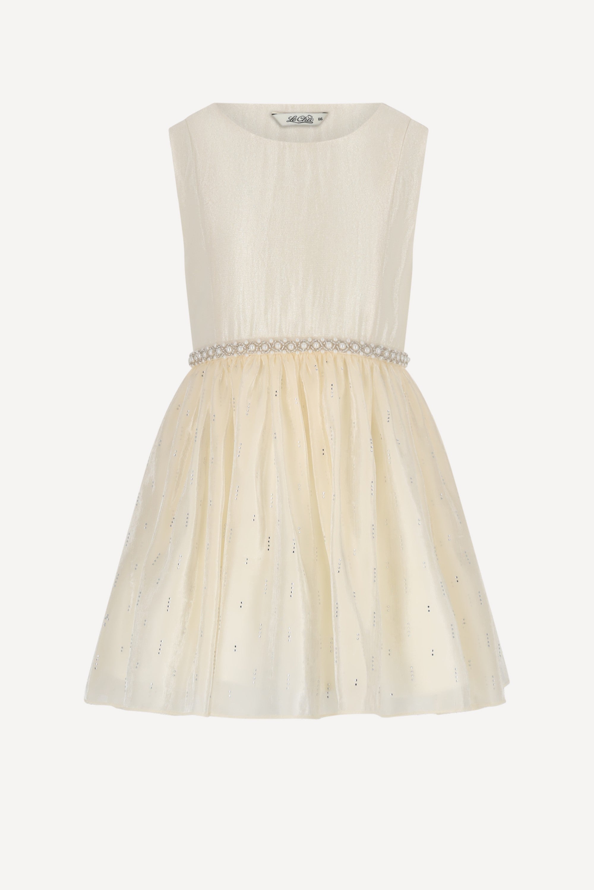 Le Chic SOPEARL feest jurk. Meringue Mood