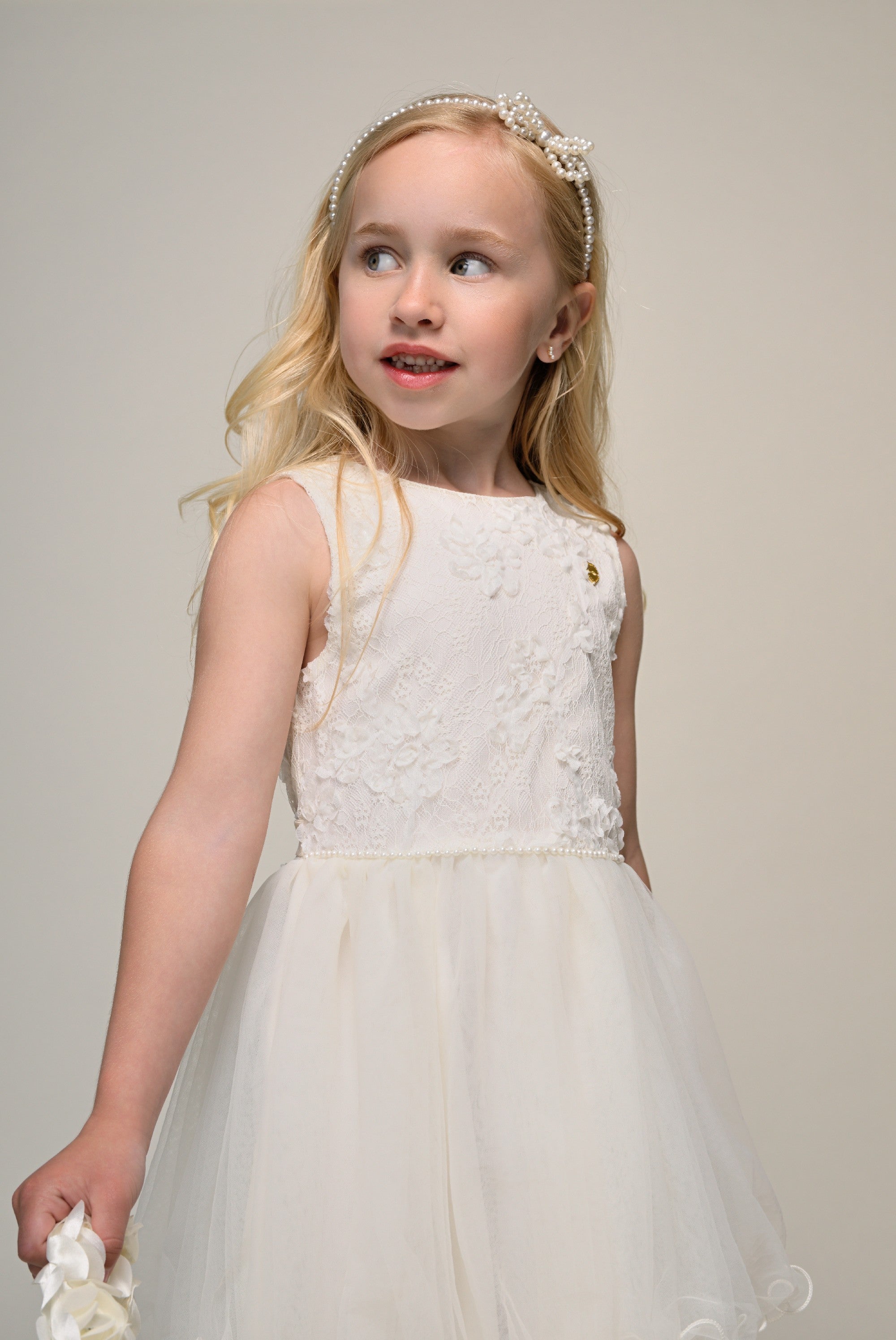 Le Chic ROYAL-B diadeem. Pearl