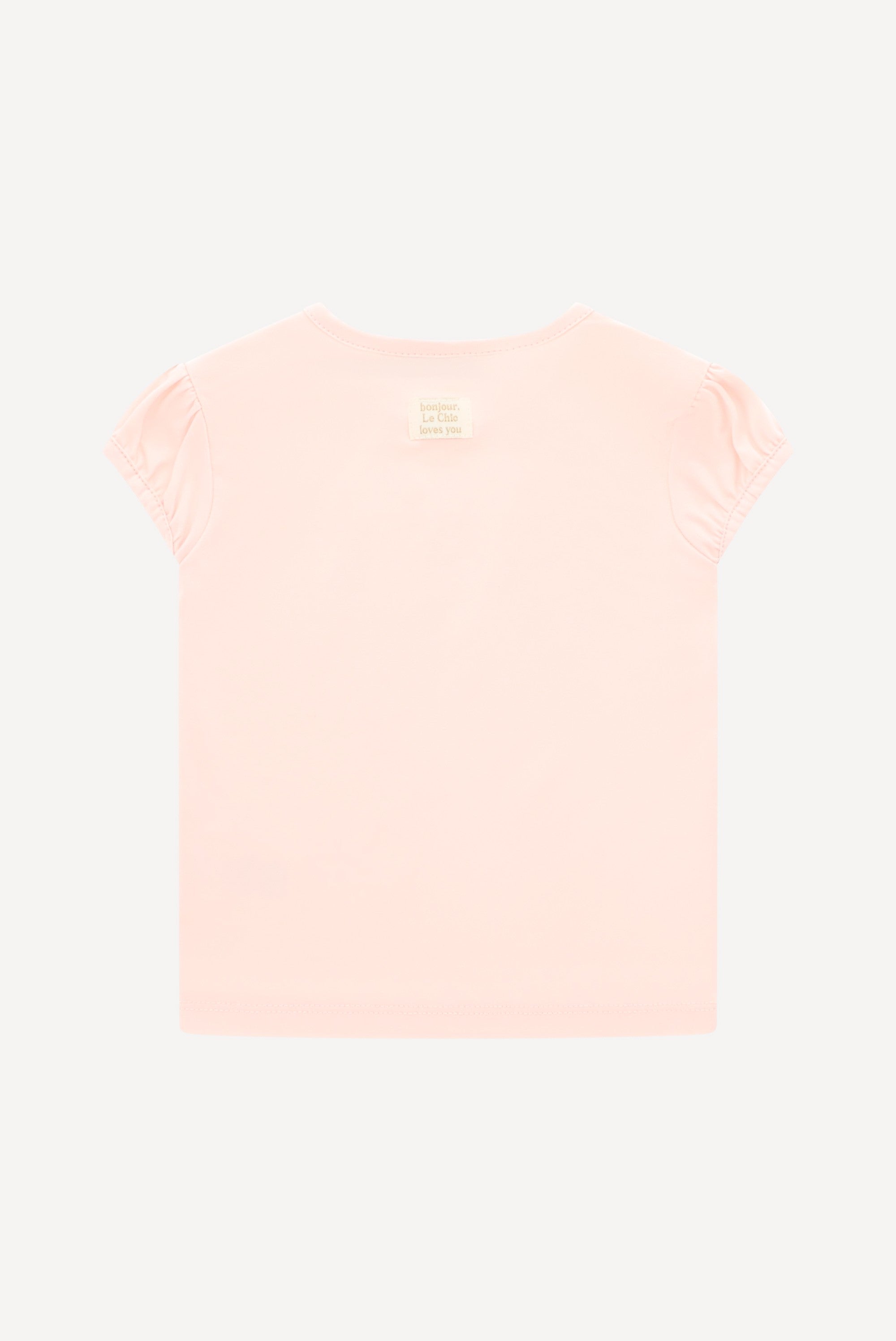 Le Chic NOKI parel T-shirt. Pink Symphony