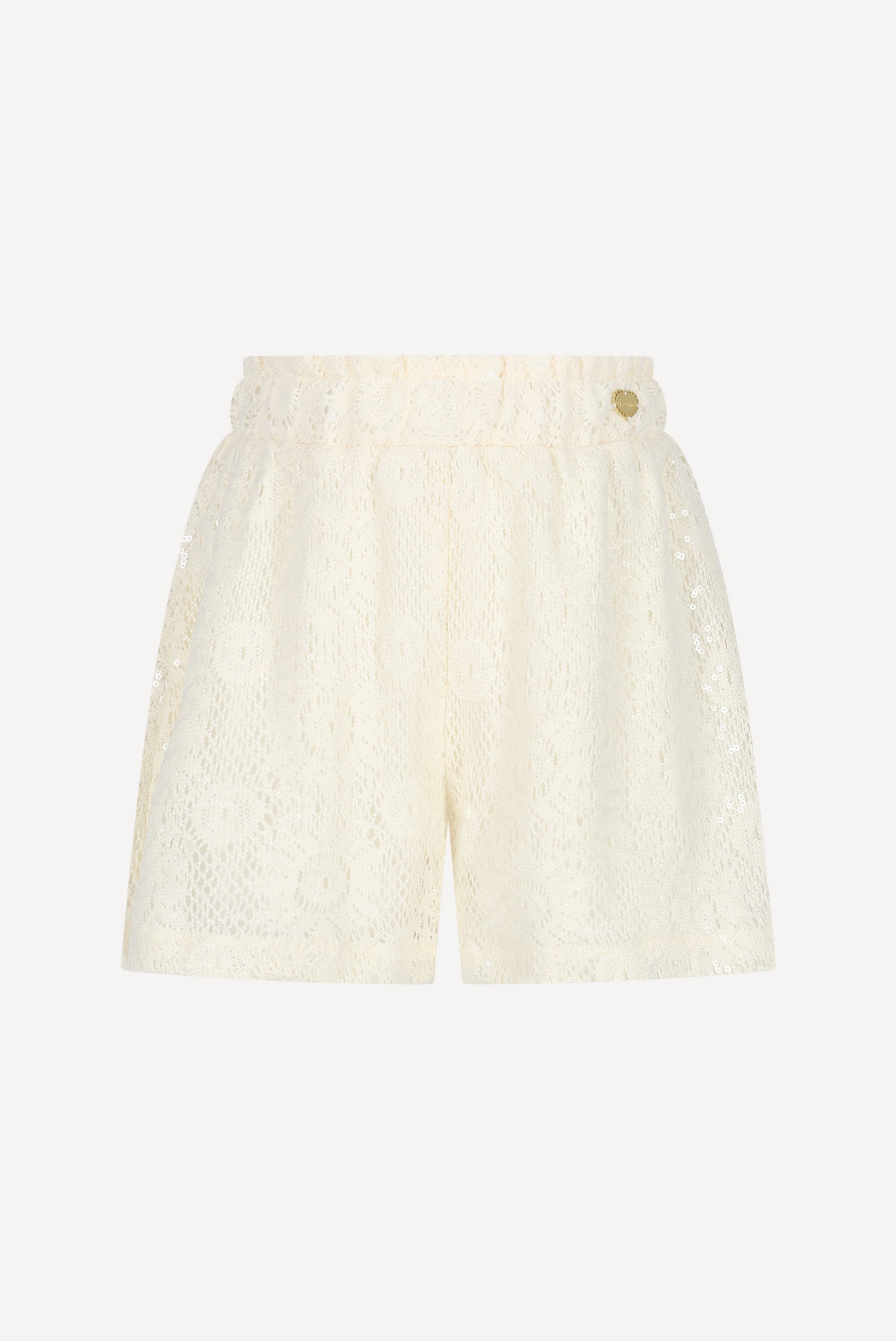 Le Chic DWASA pailletten Shorts. Off White