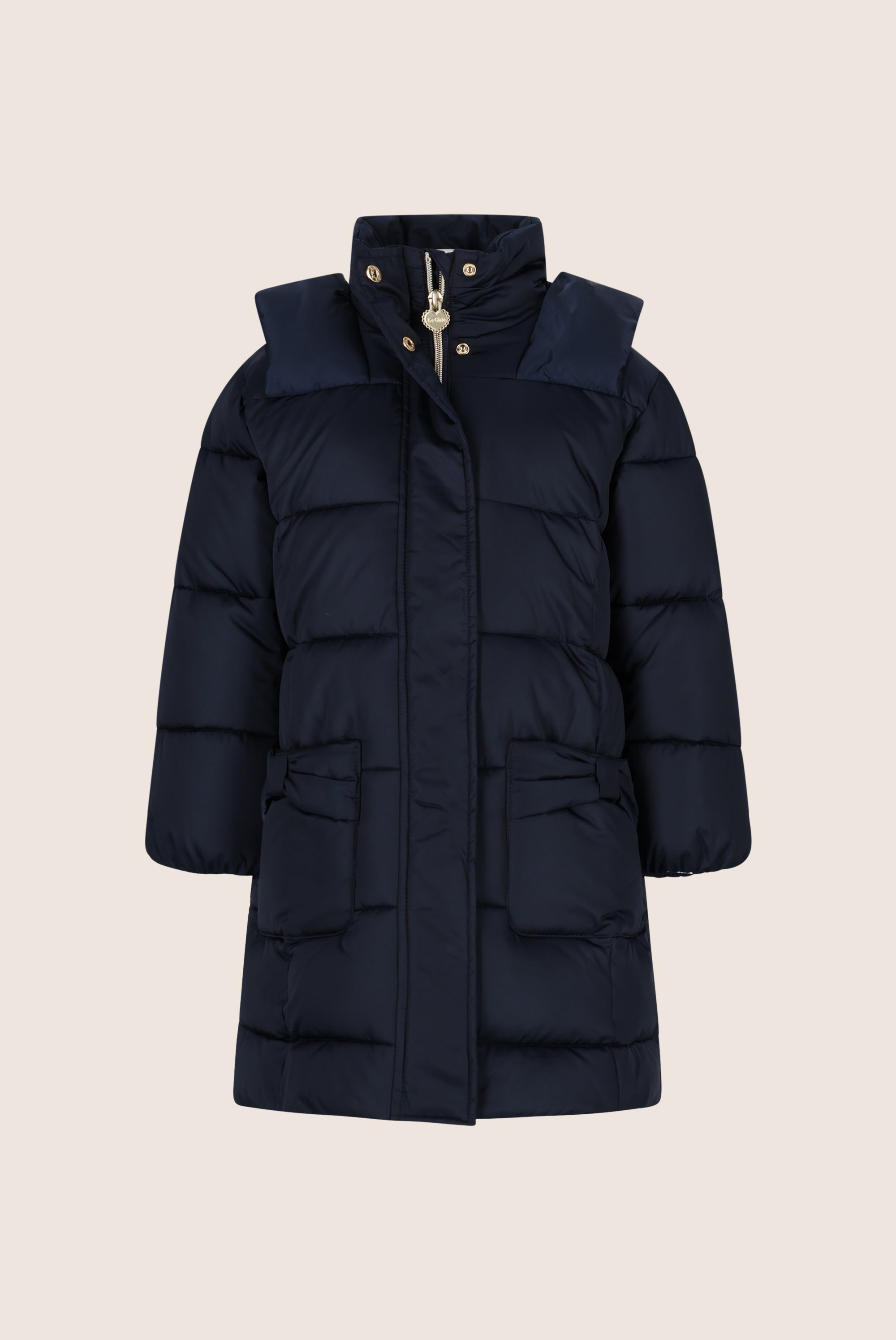 Le Chic BLOOM lange winter puffer - Dark Navy