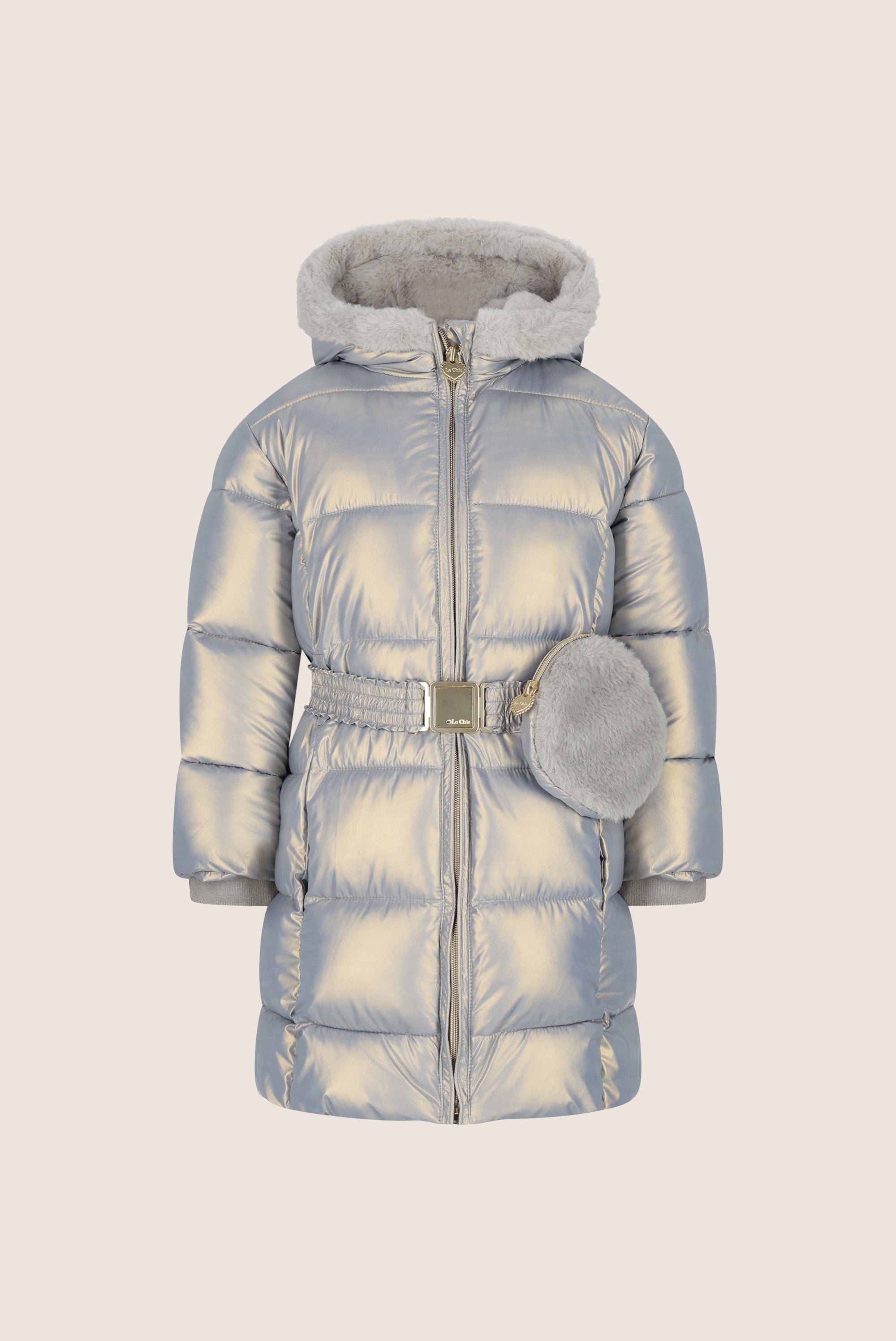 Le Chic BODHI winterjas met tasje - Gorgeous Grey