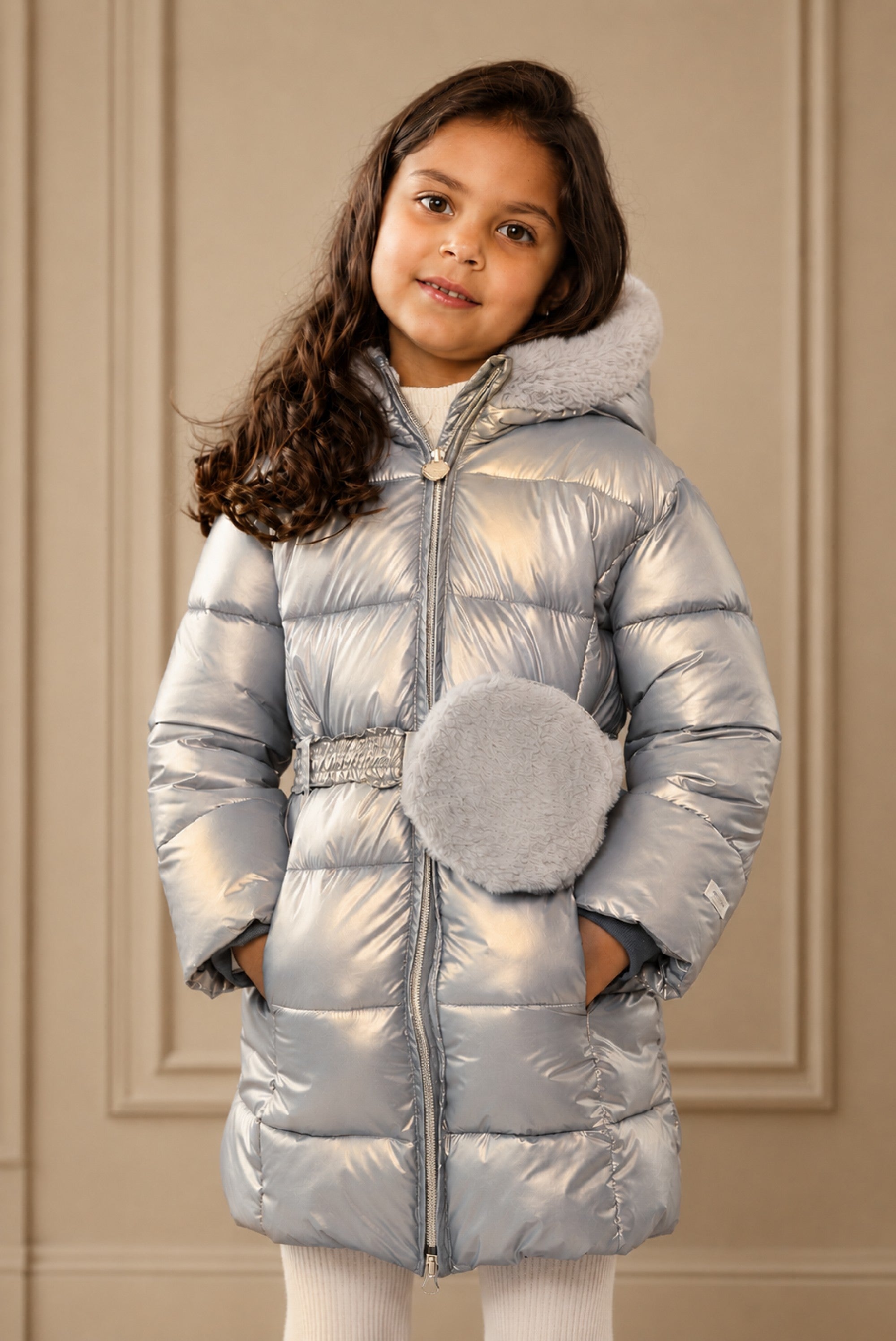 Le Chic BODHI winterjas met tasje - Gorgeous Grey