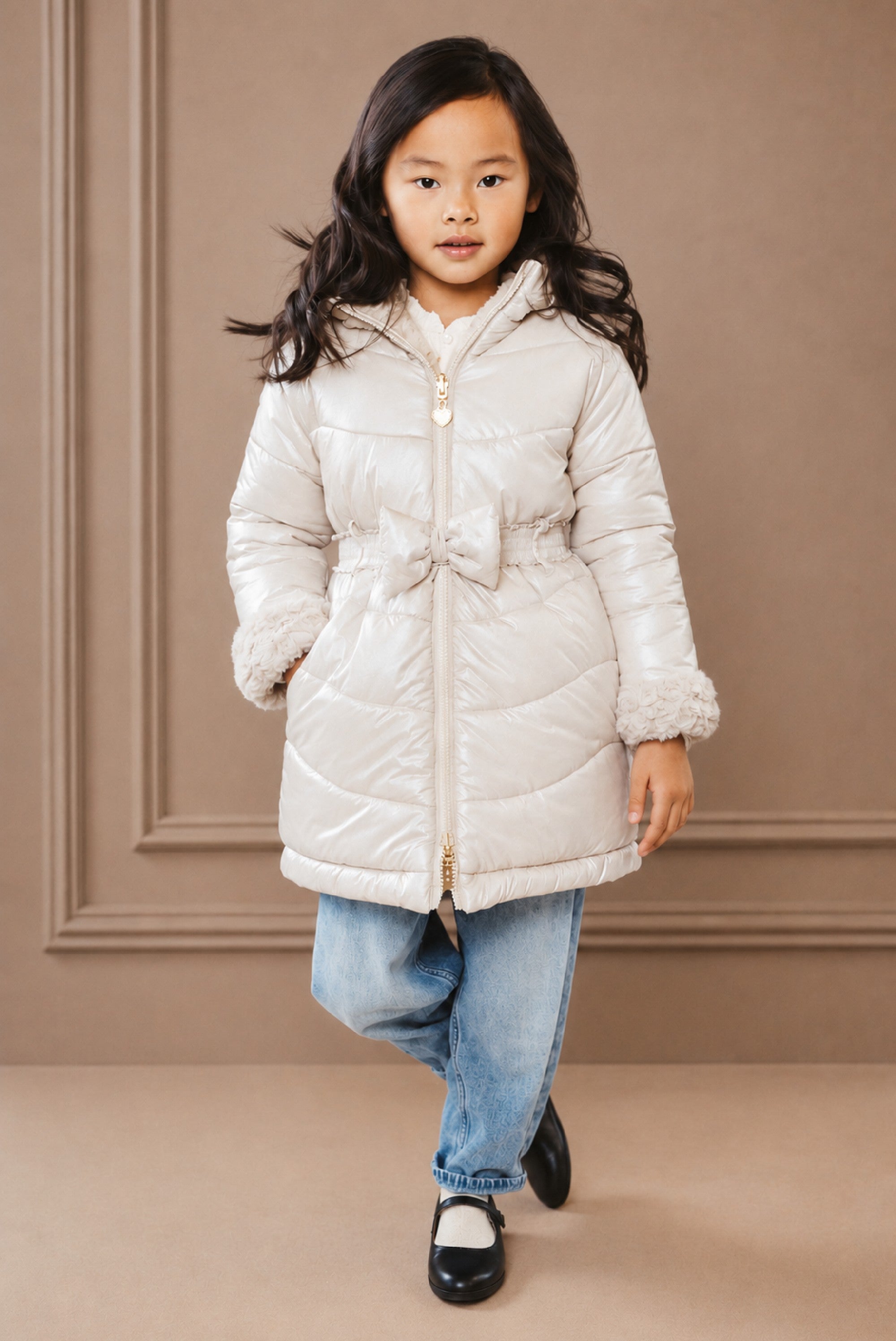 Le Chic BALANCE reversible lange jas - Silver Shadow