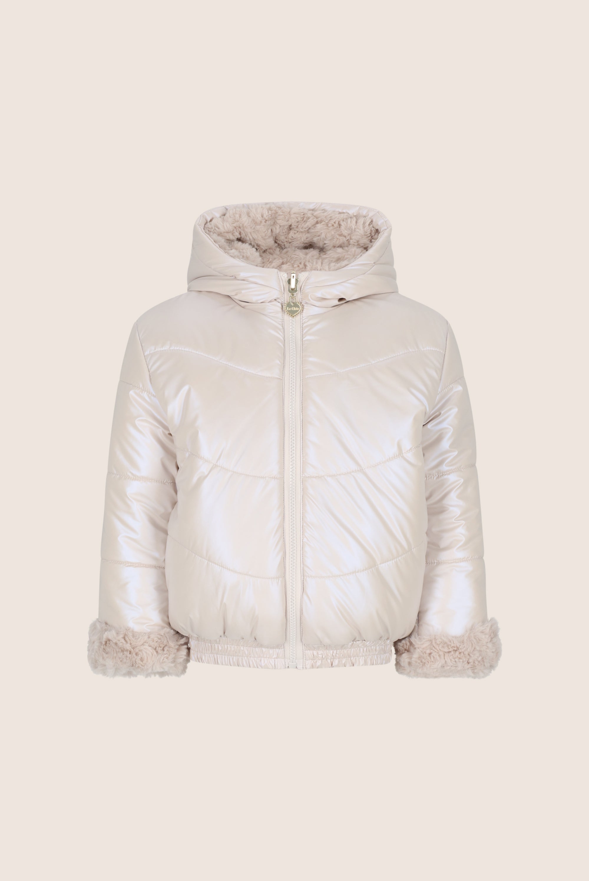 Le Chic BORDO reversible winter bomber - Silver Shadow