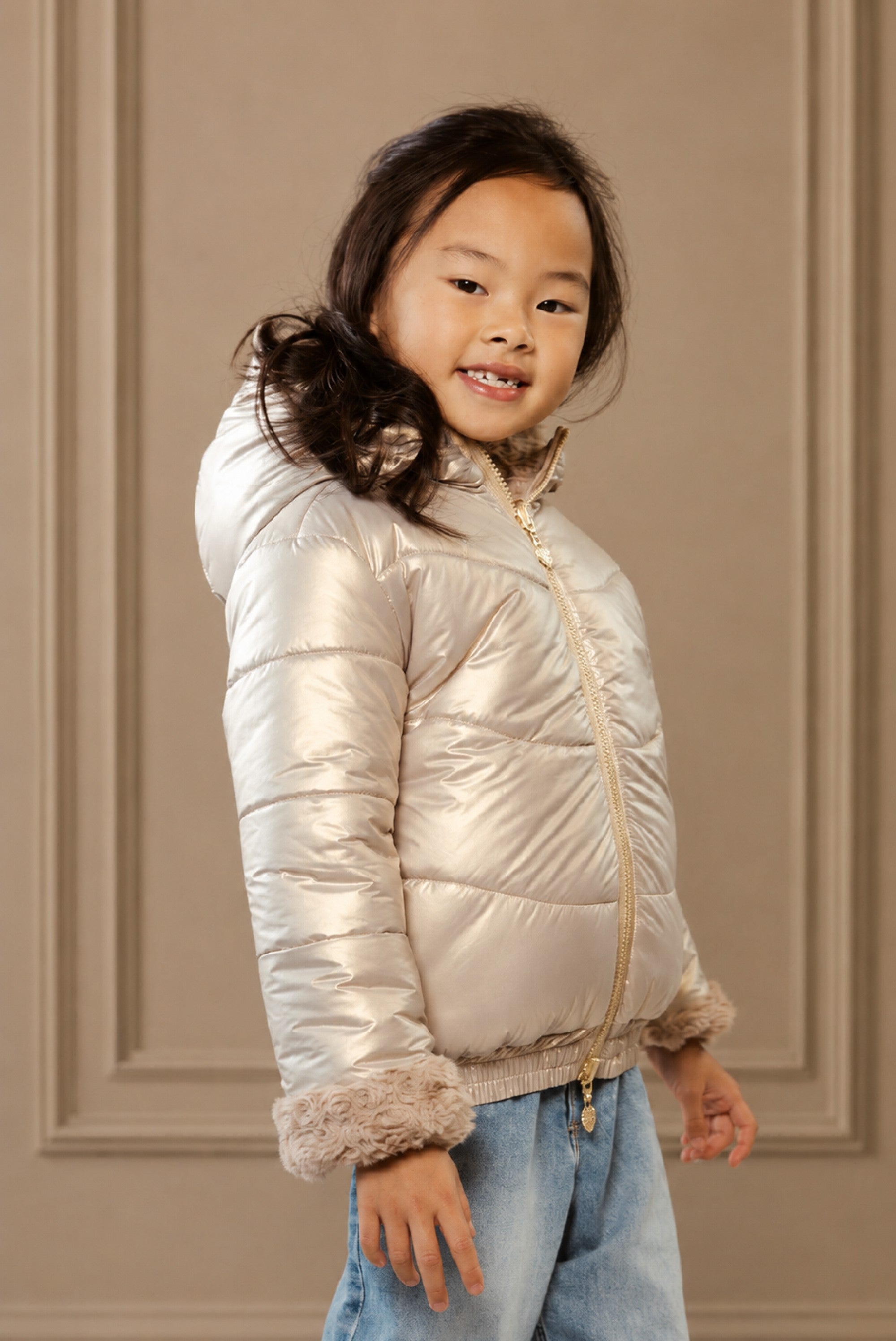 Le Chic BORDO reversible winter bomber - Hearts of Gold