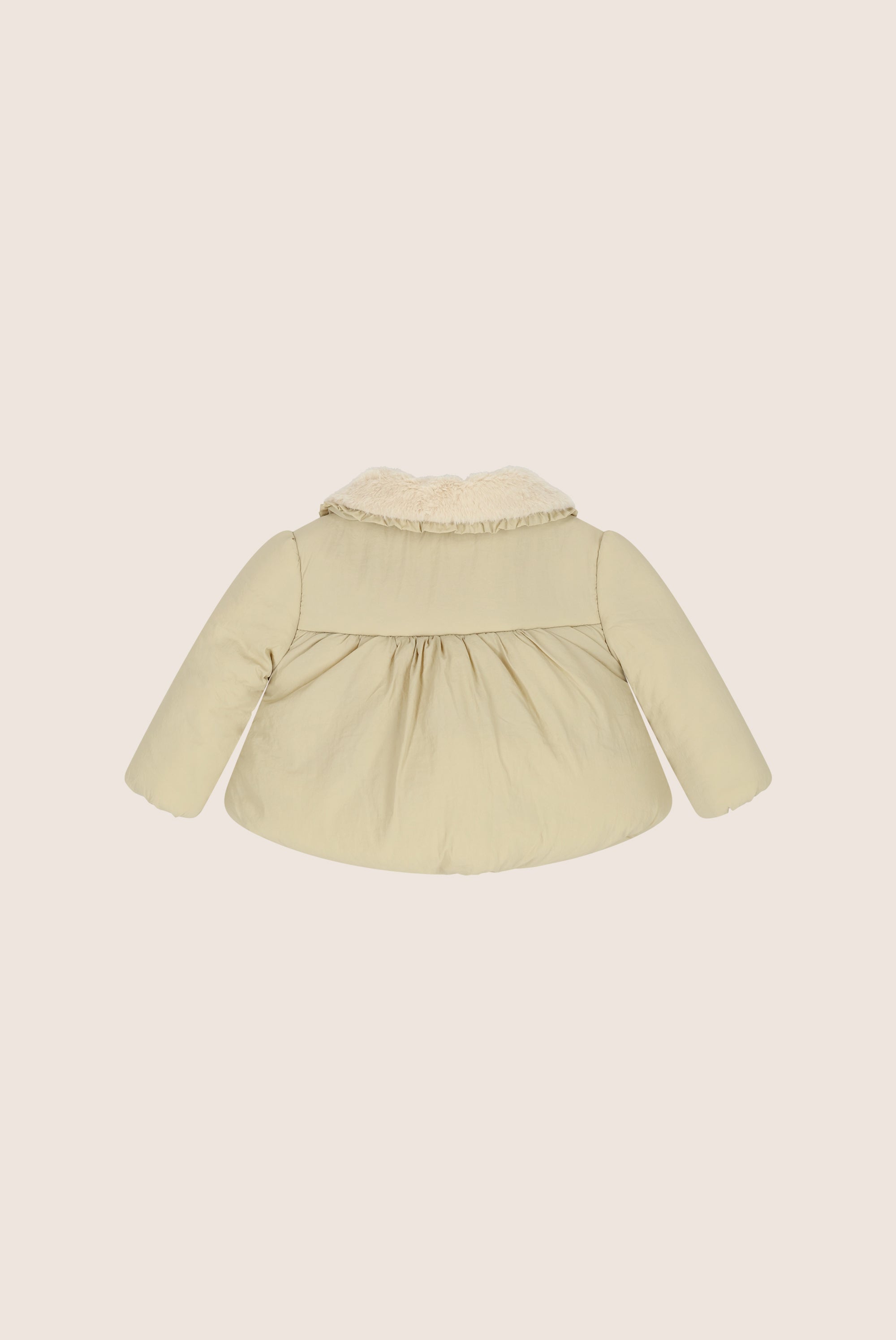 Le Chic Mini BAIRY puffy winterjasje met strikken - Dune Delight