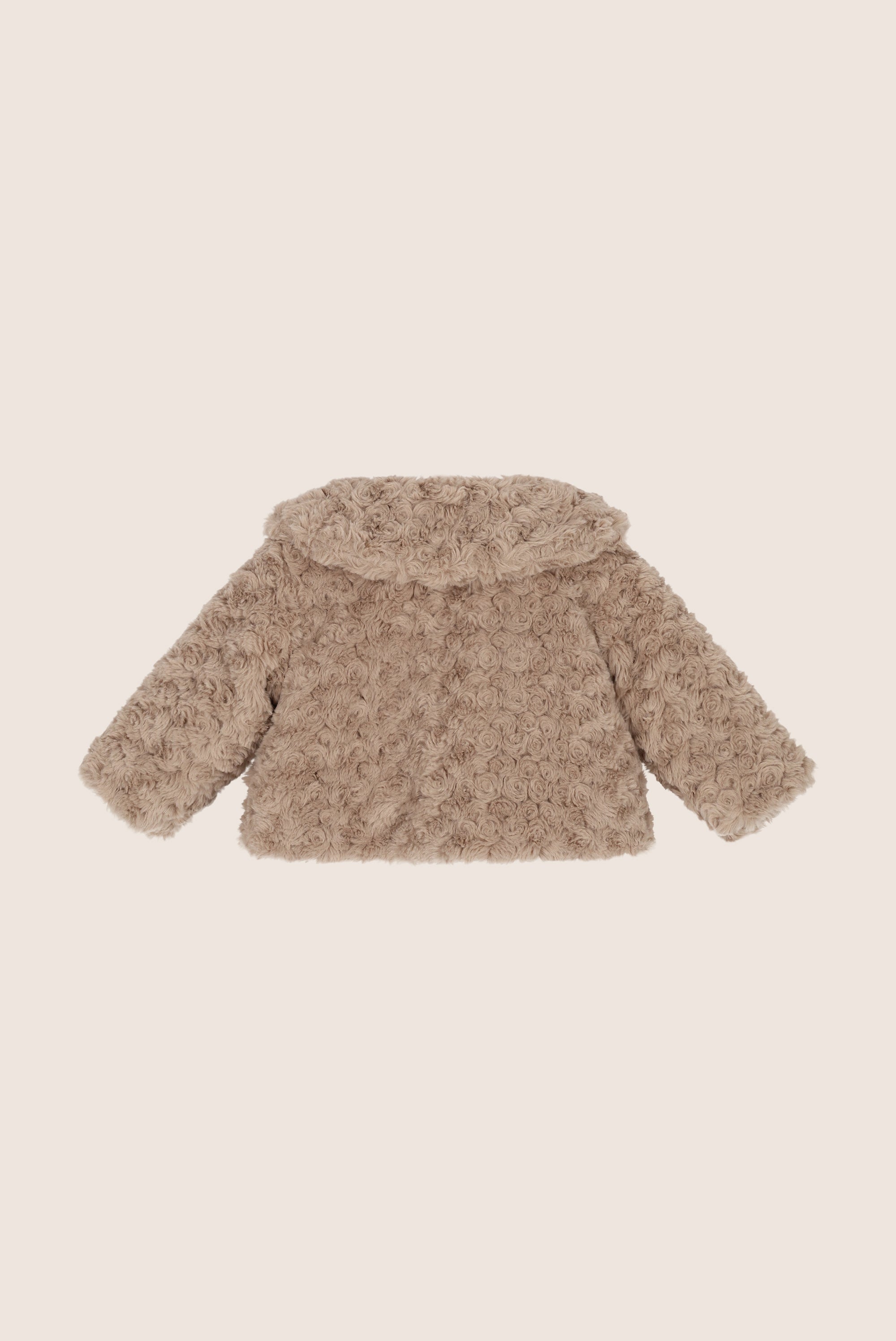 Le Chic Mini BUNNY furry winterjasje - Dune