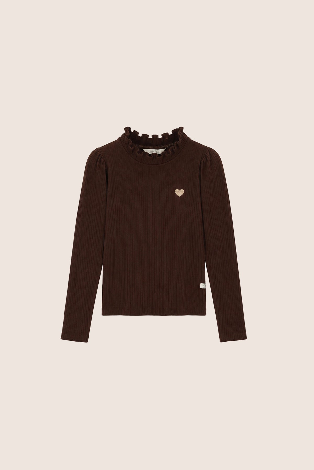 Le Chic Nova Rib Longsleeve - Chocolate Chip