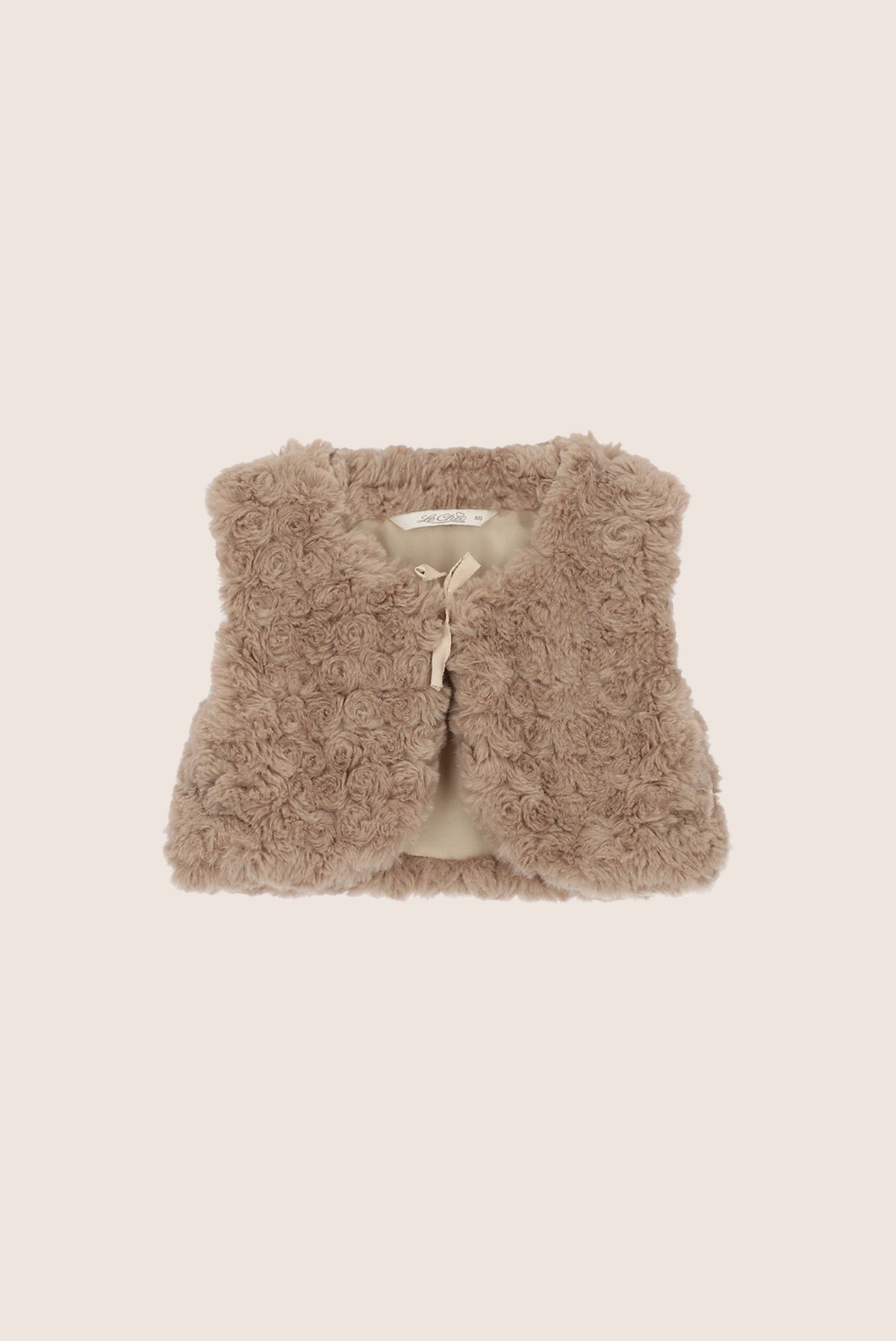 Le Chic Mini Elosy Furry Giletje - Dune
