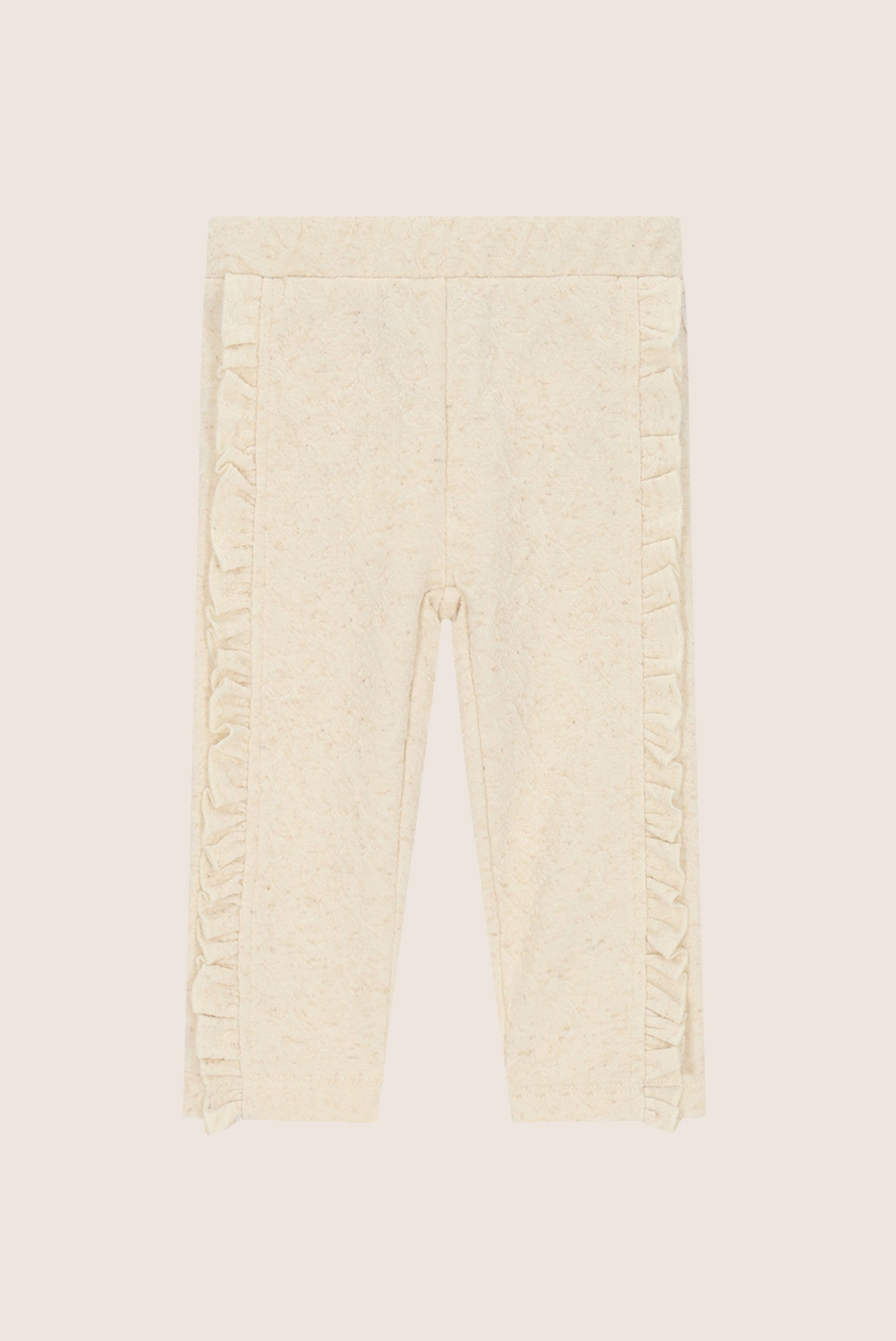 Le Chic Mini Dily Broekje Met Ruffles - Beige Melee