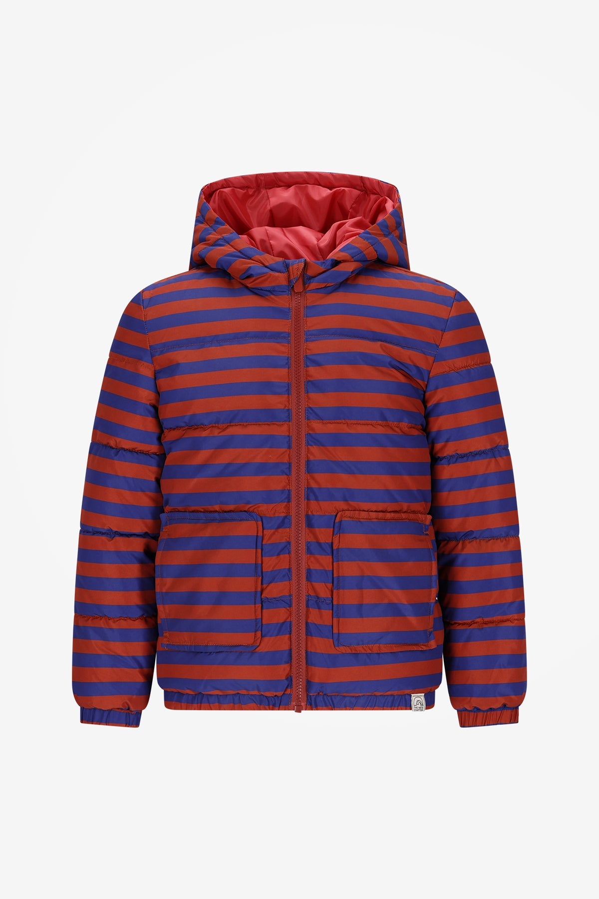 The New Chapter Mosi Jacket Strepen Blauw Bruin