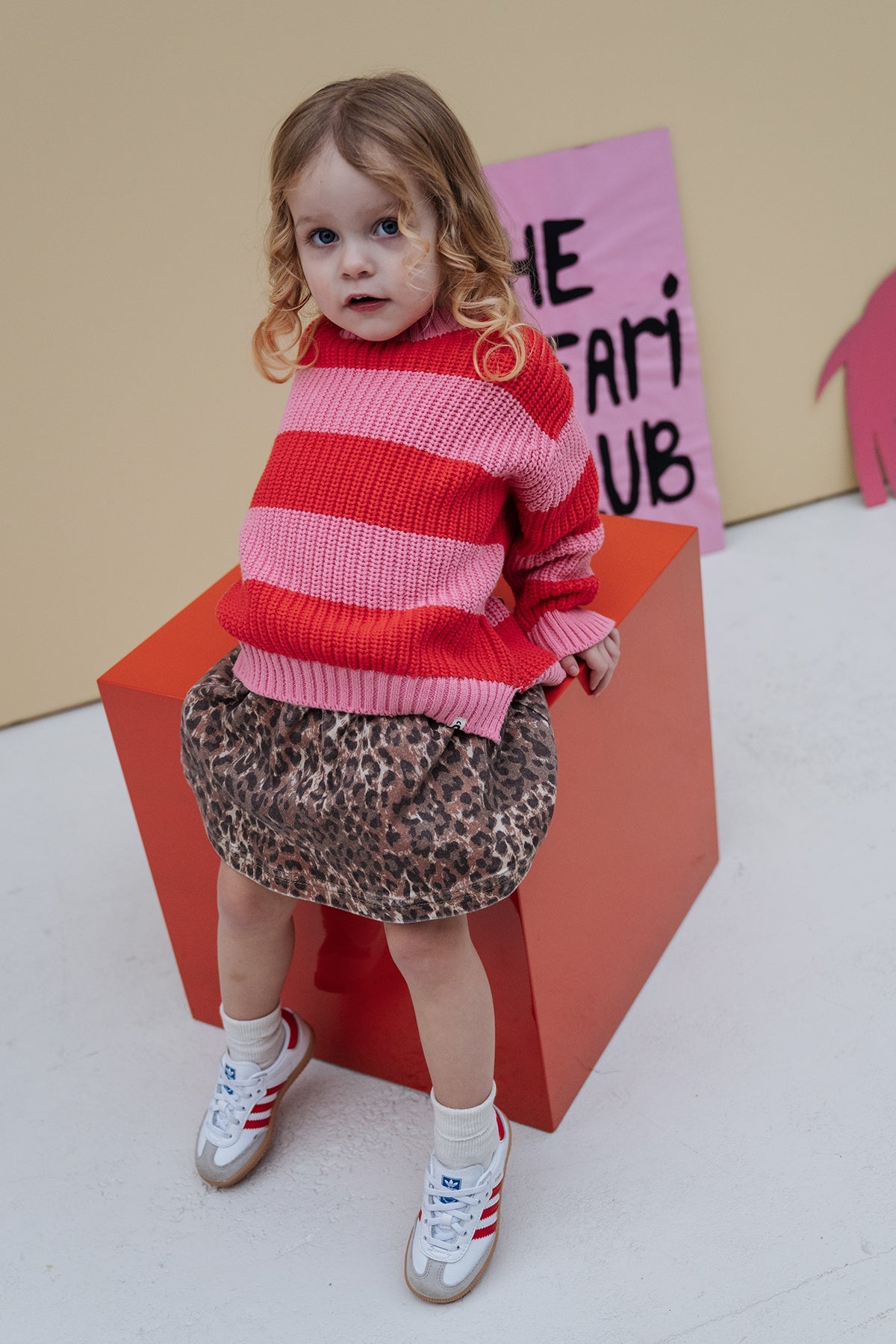 The New Chapter Jamie Knitted Sweater Roze Rood