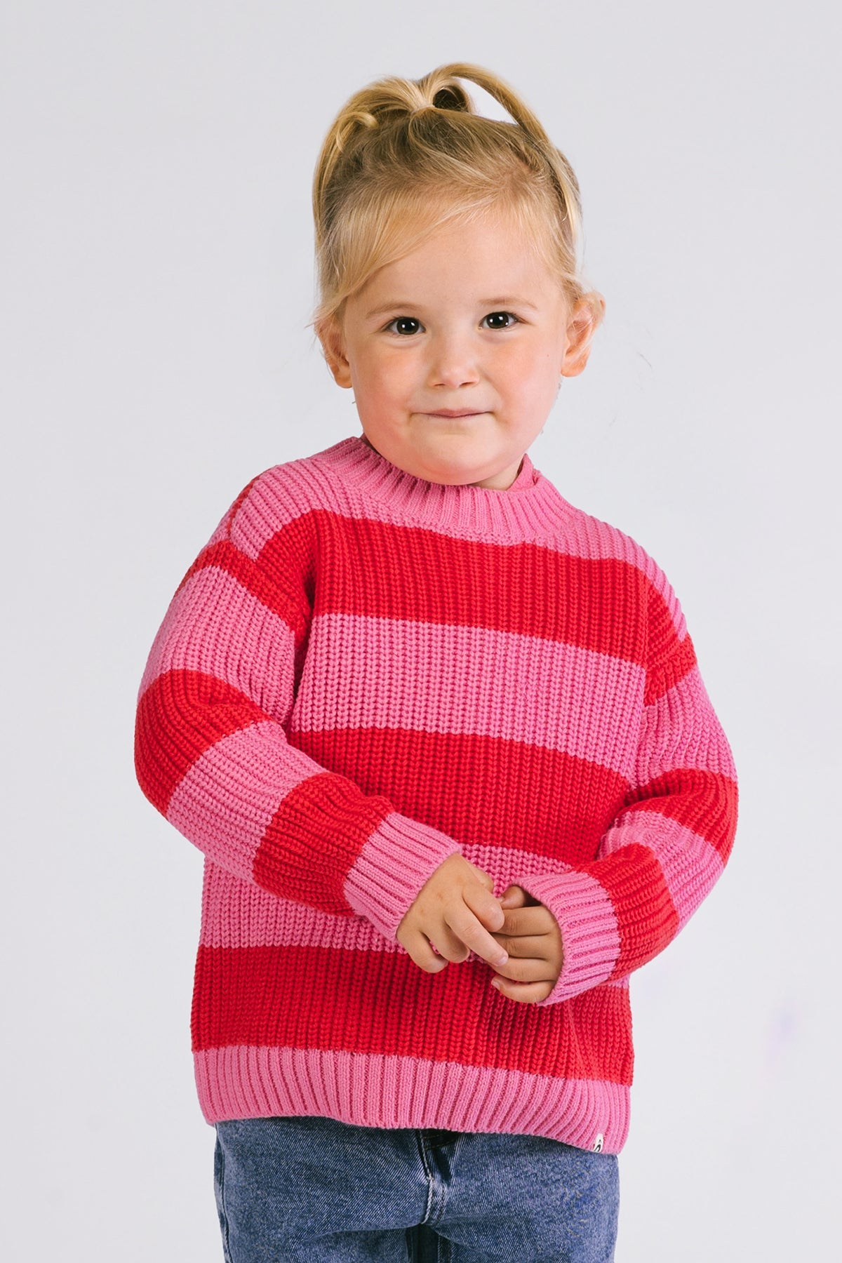 The New Chapter Jamie Knitted Sweater Roze Rood