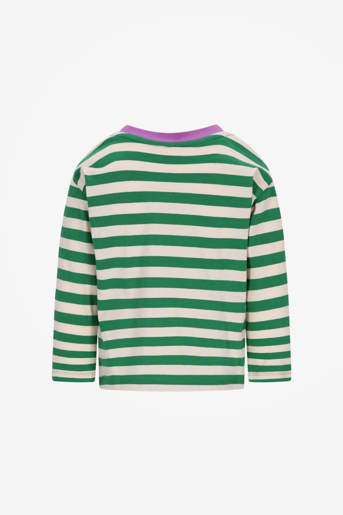 The New Chapter Lou Longsleeve Strepen Groen/Wit