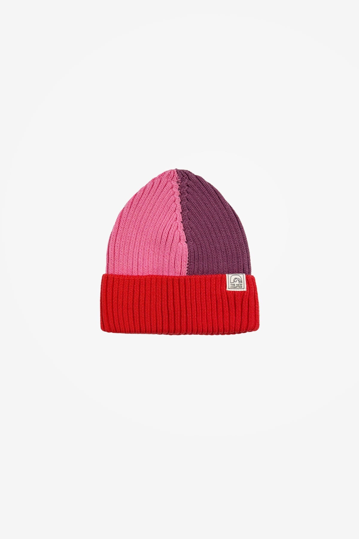The New Chapter Jip Beanie Colorblock Rood