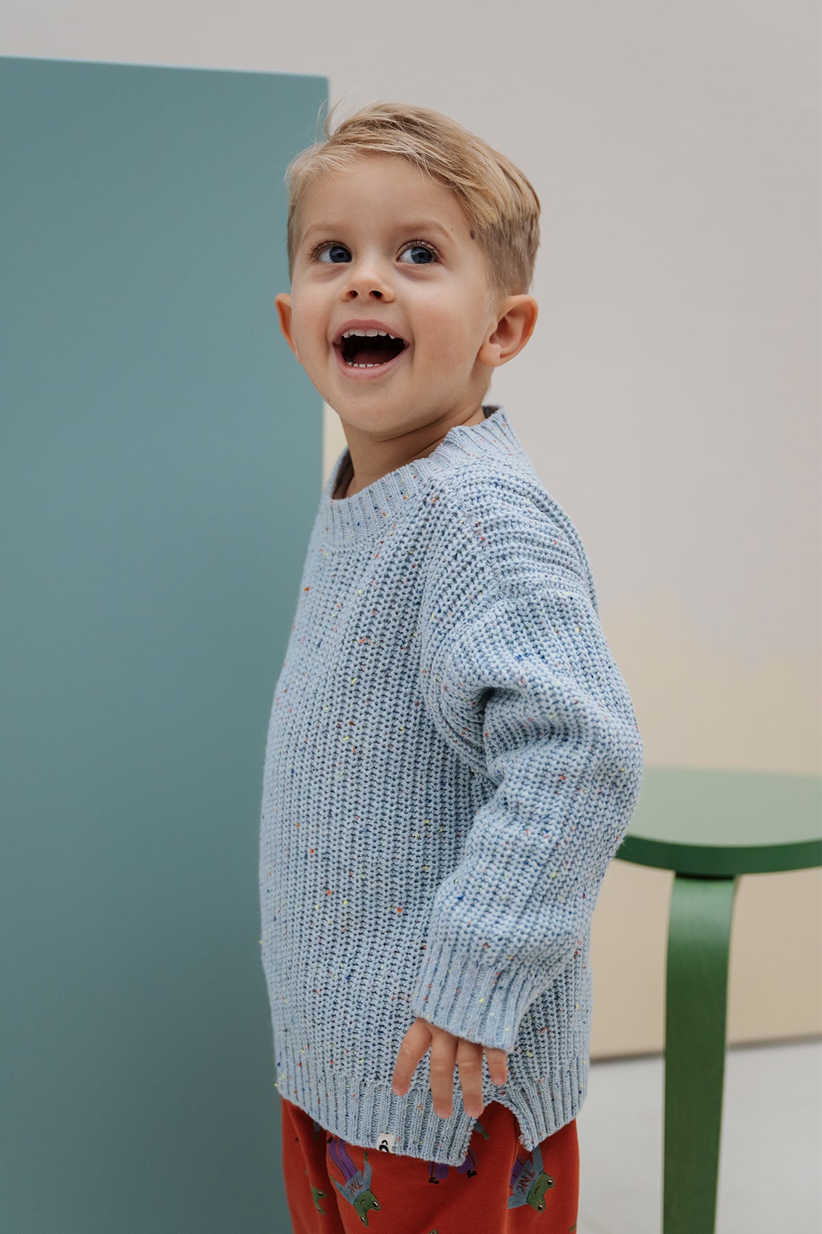 The New Chapter Jamie Knitted Trui Blauw