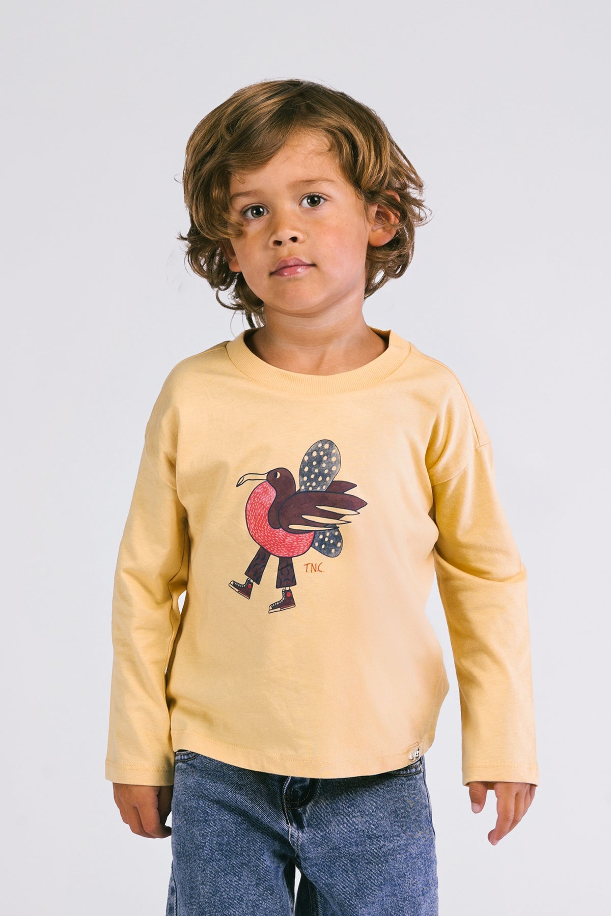 The New Chapter Mattie Longsleeve Geel