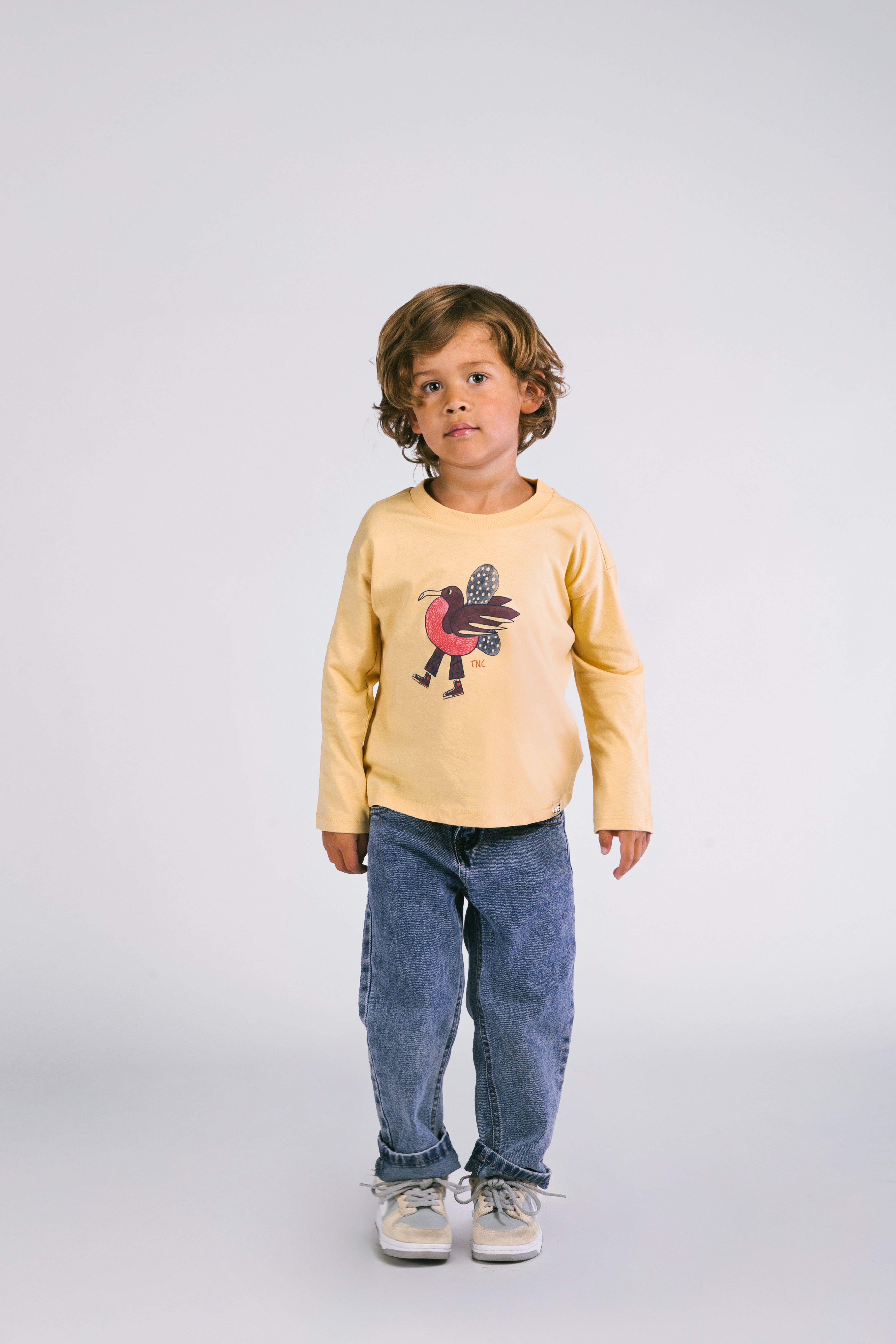 The New Chapter Mattie Longsleeve Geel