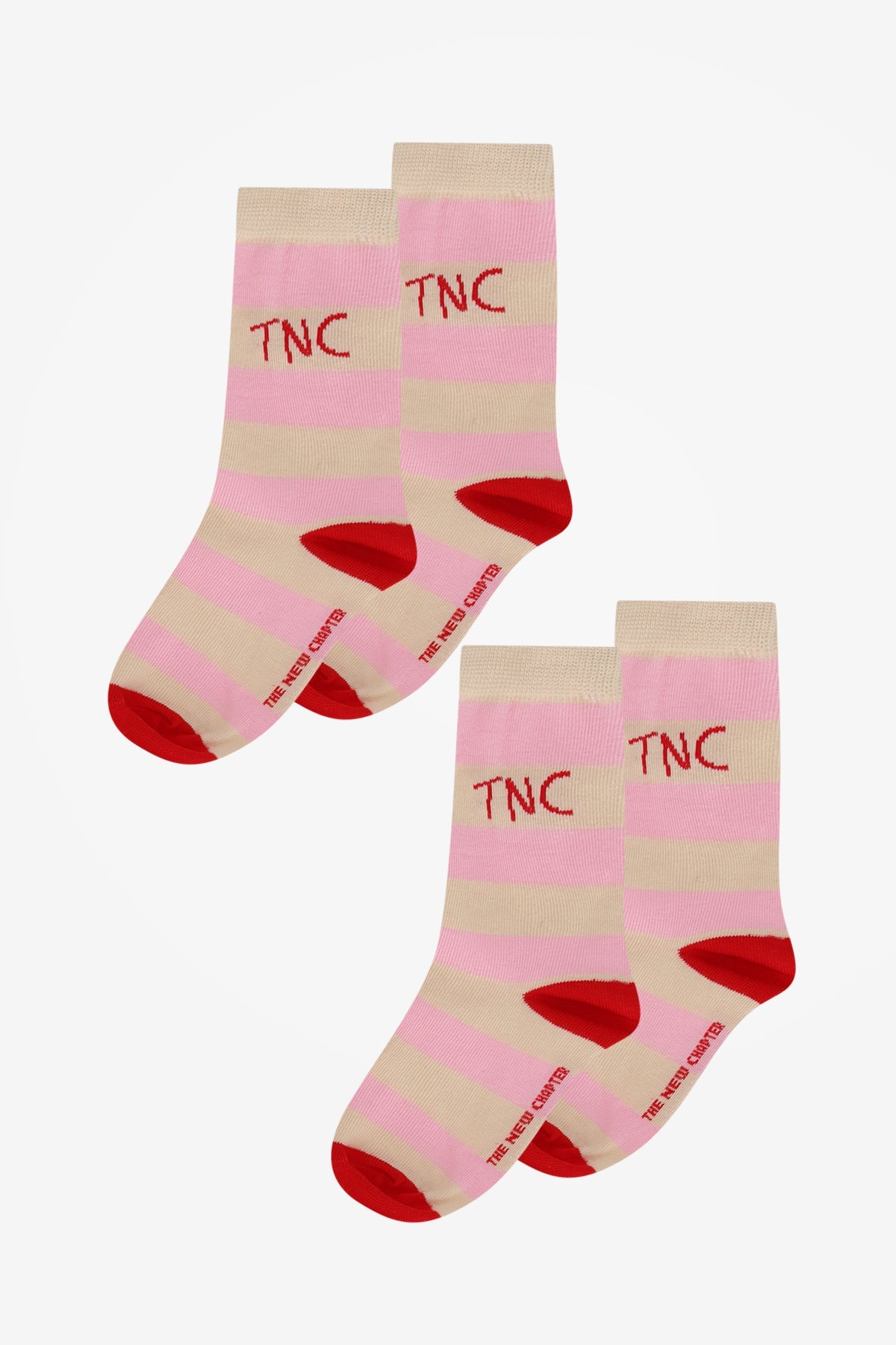 The New Chapter Vesper sokken beige twee-pack Giant steps