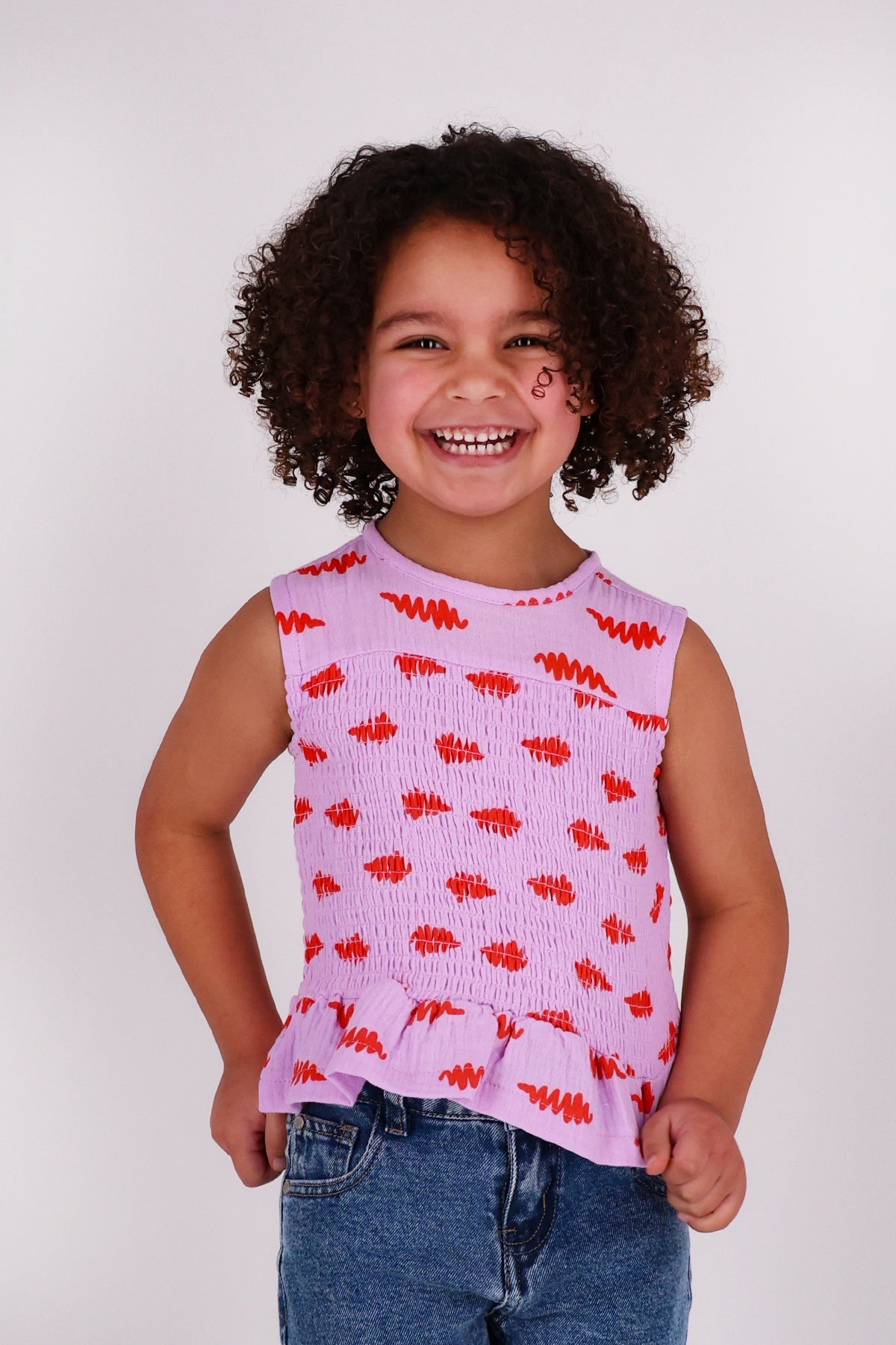 The New Chapter Melle top roze Giant steps