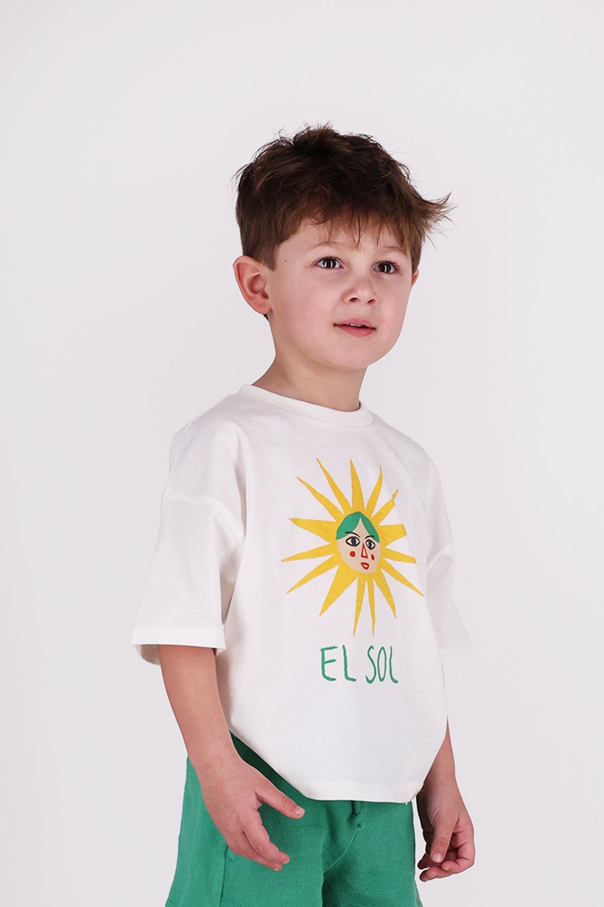 The New Chapter Bo T-shirt wit Solshine