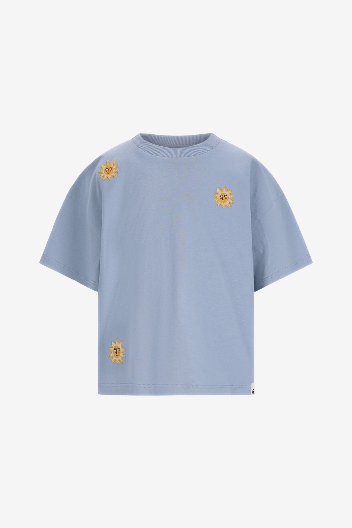 The New Chapter Bo T-shirt blauw Solshine