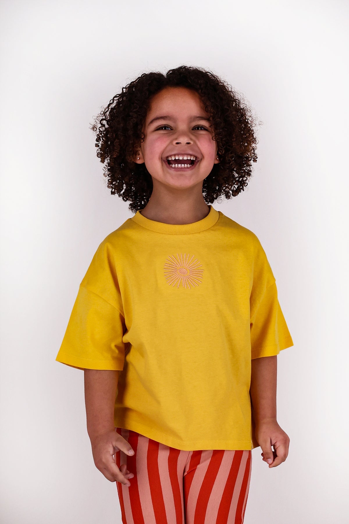 The New Chapter Bo T-shirt geel Solshine