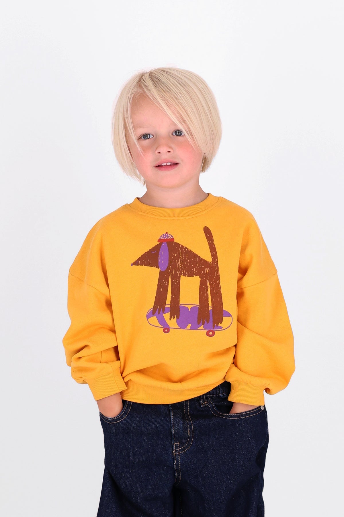 The New Chapter billie sweater geel