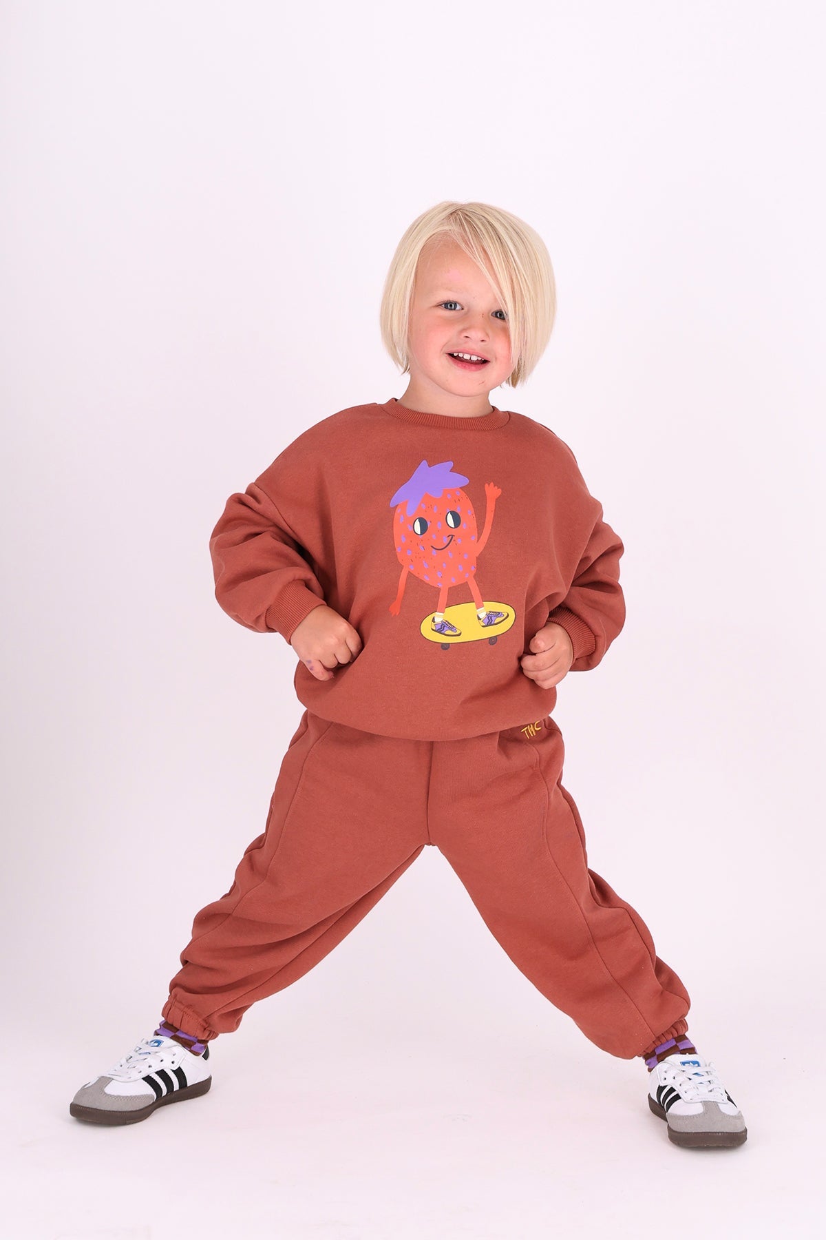 The New Chapter Wolf sweatpants bruin bold colors